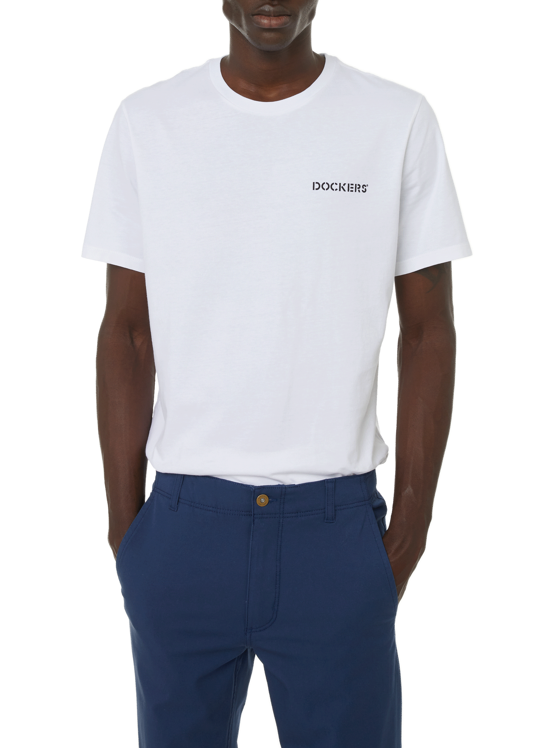 DOCKERS T-shirt en coton Blanc