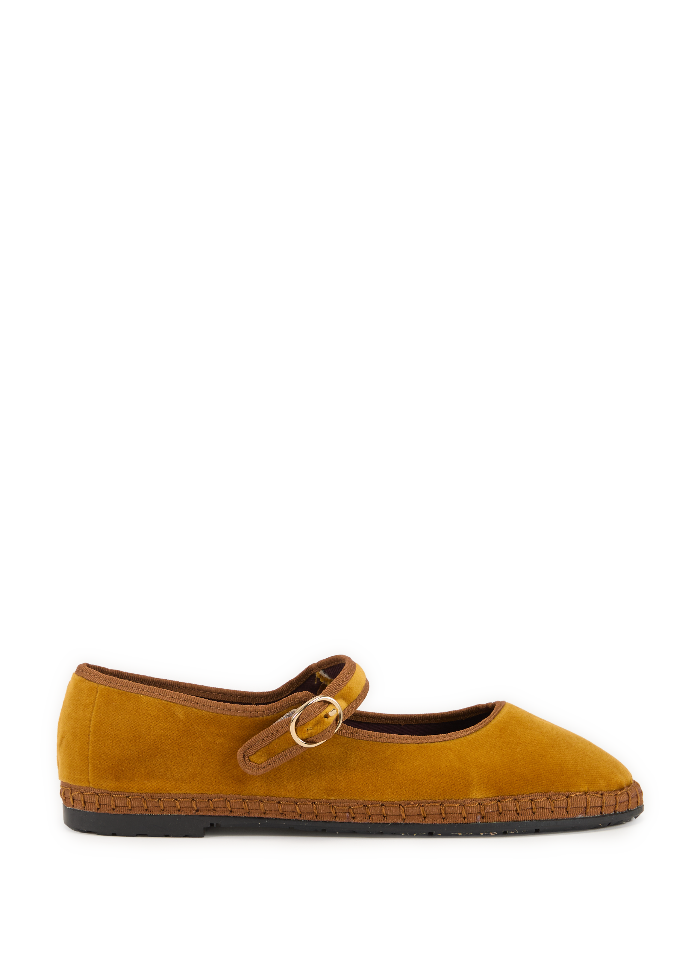 FLABELUS Ballerines Amaranta en velours Jaune