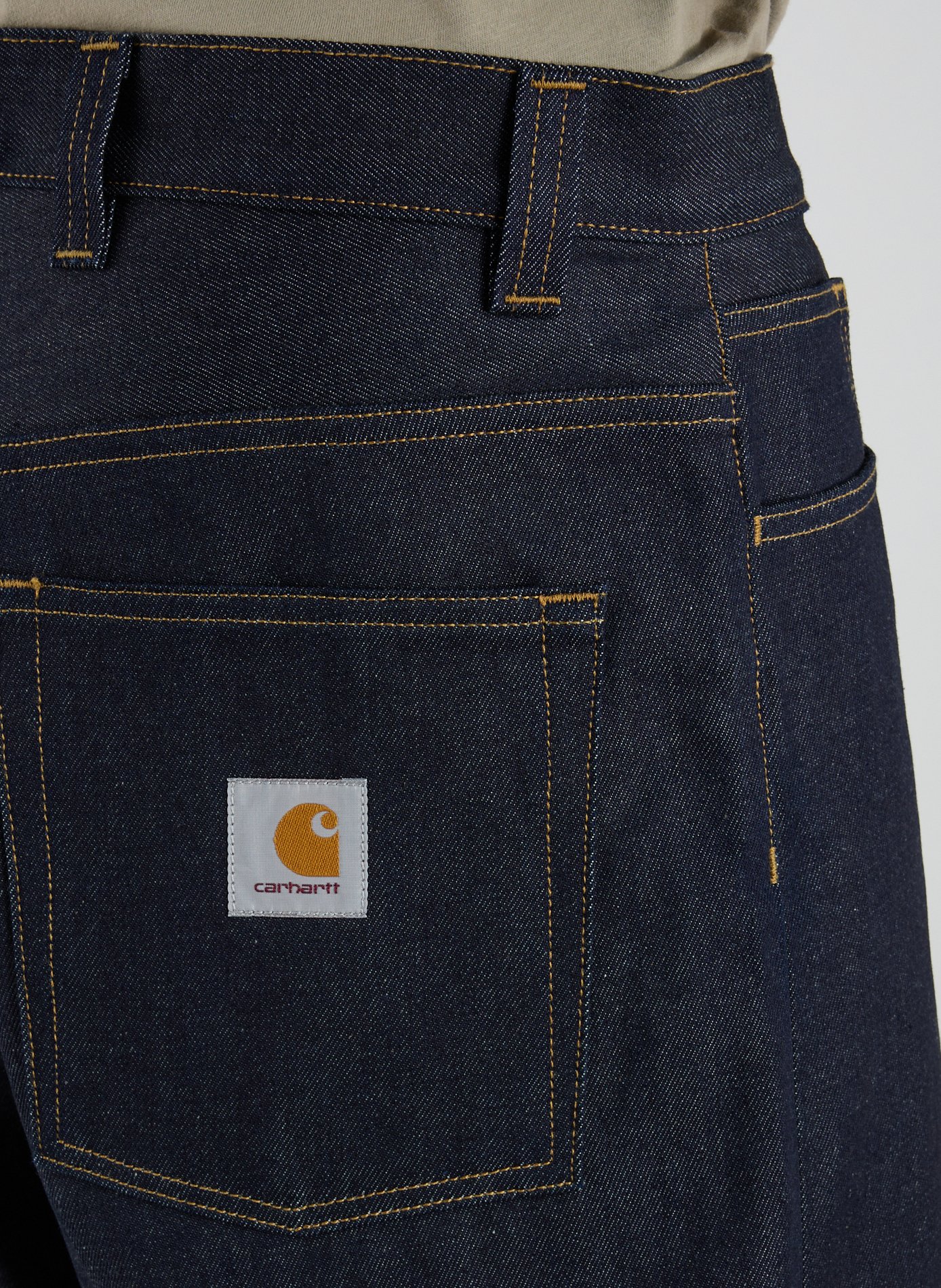 Wide cotton jeans CARHARTT WIP Blue