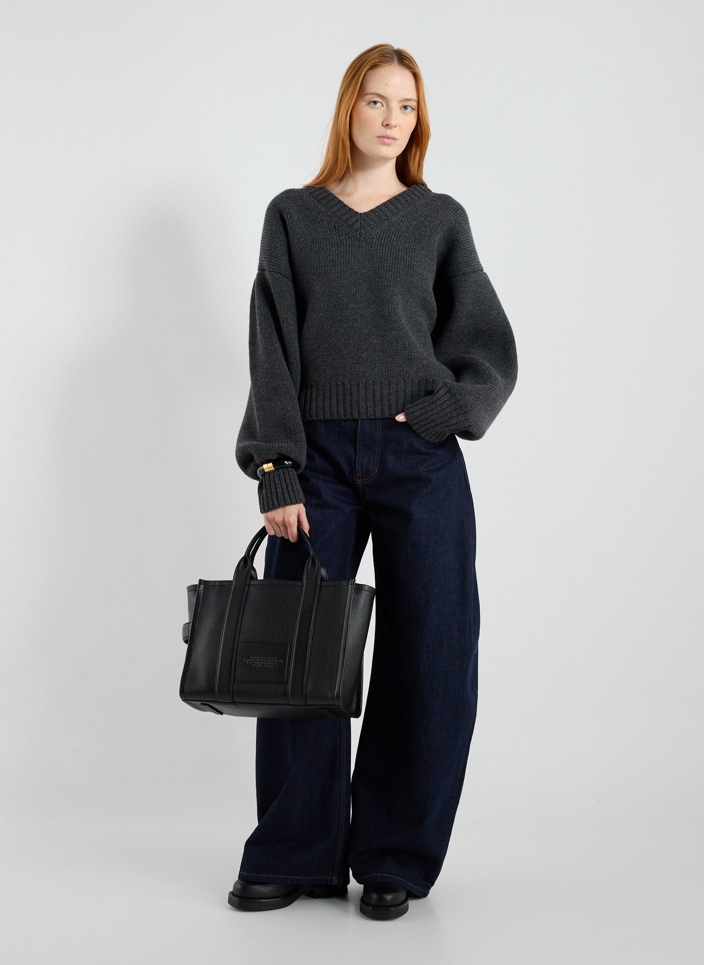 Sac à main en cuir MARC JACOBS Noir