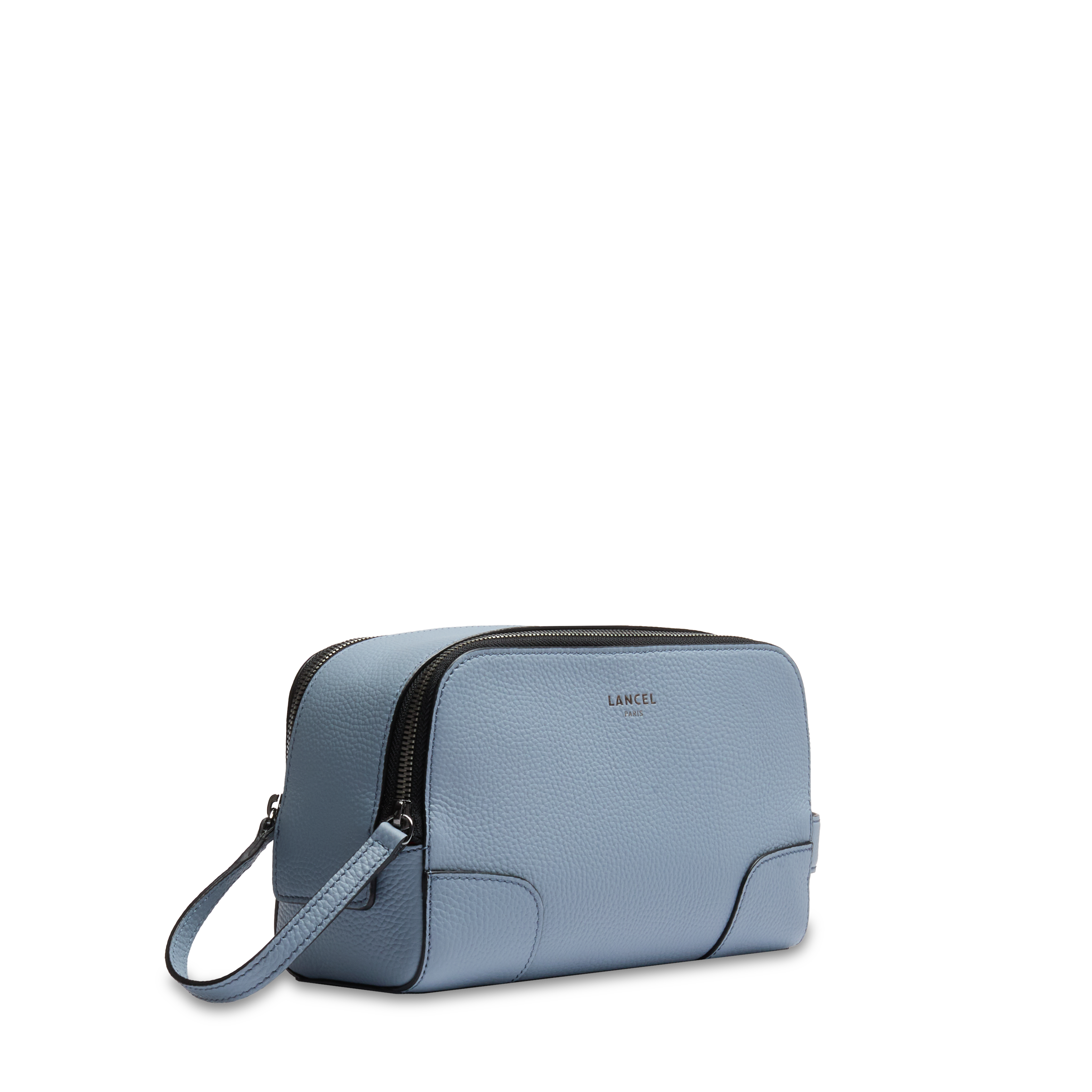 Trousse de toilette charlie de lancel en cuir LANCEL Bleu