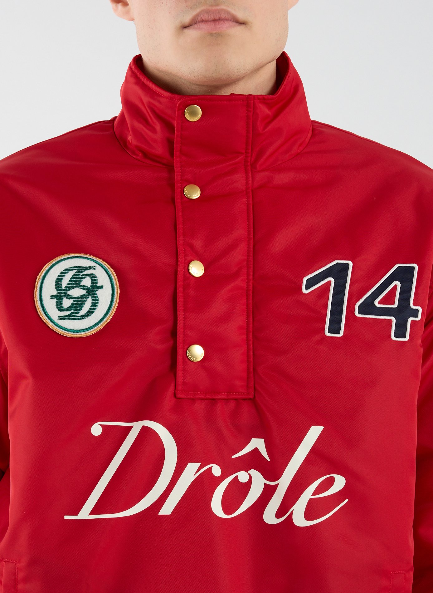 Veste ample sérigraphiée DROLE DE MONSIEUR Rouge