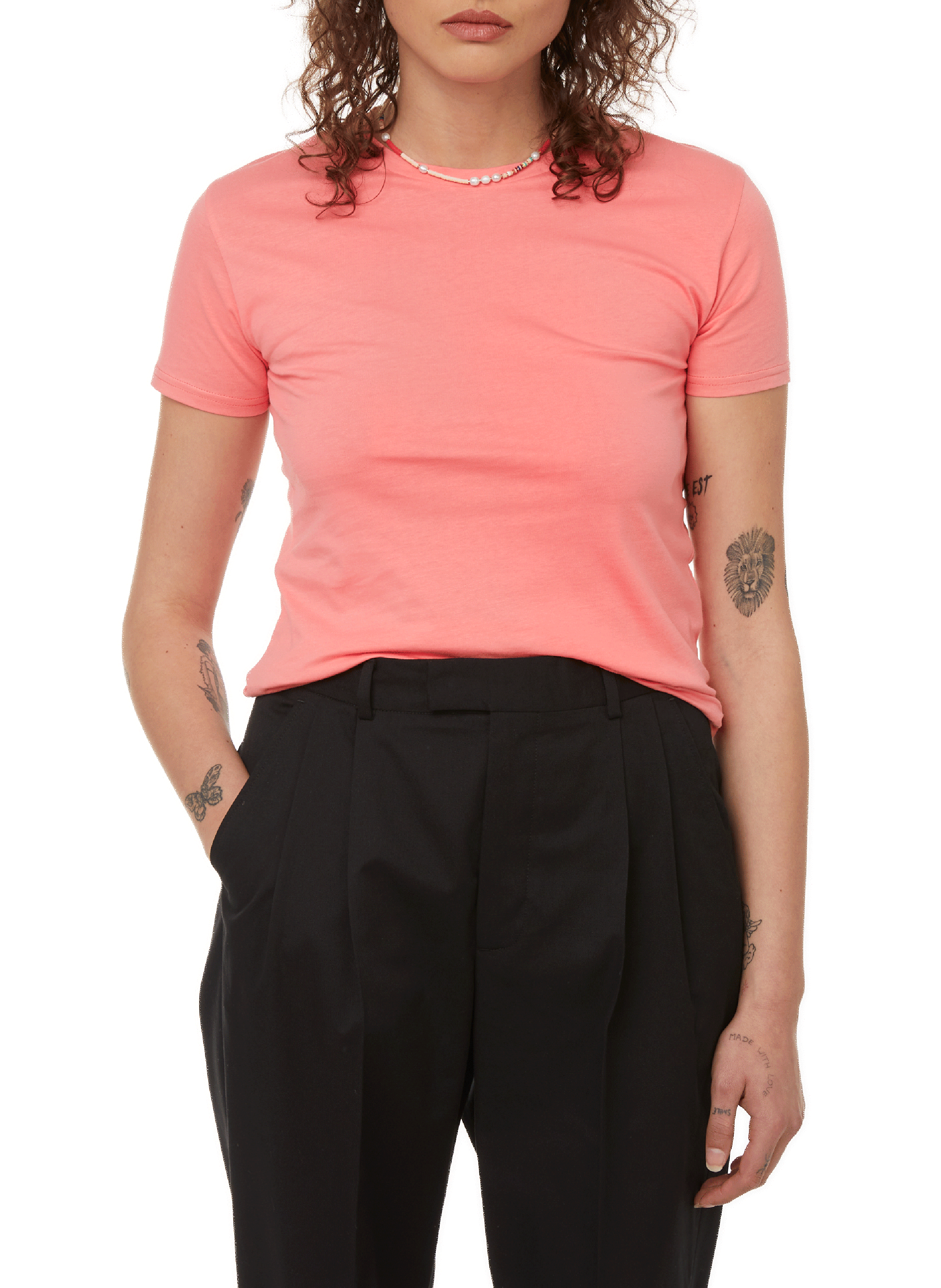 SAISON 1865 Cotton T-shirt Pink