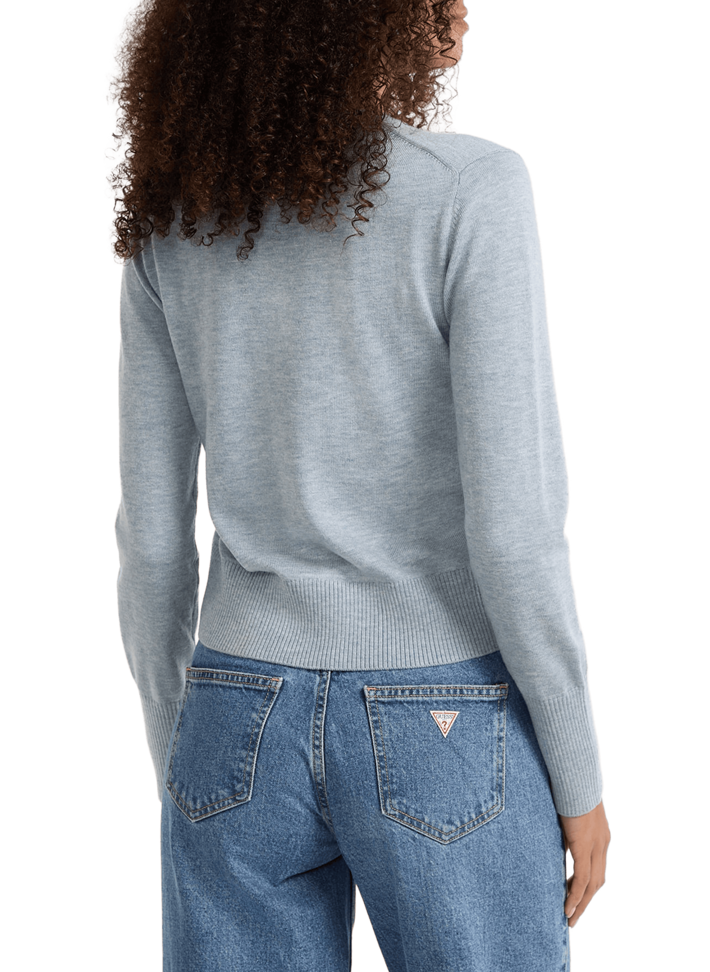 Pull uni  GUESS Bleu