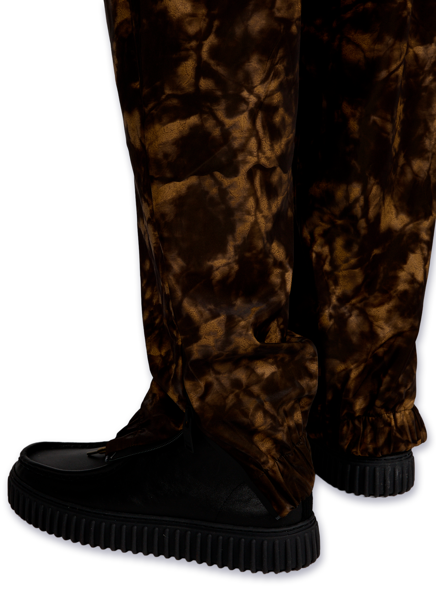 Coated trousers RAINS Brown