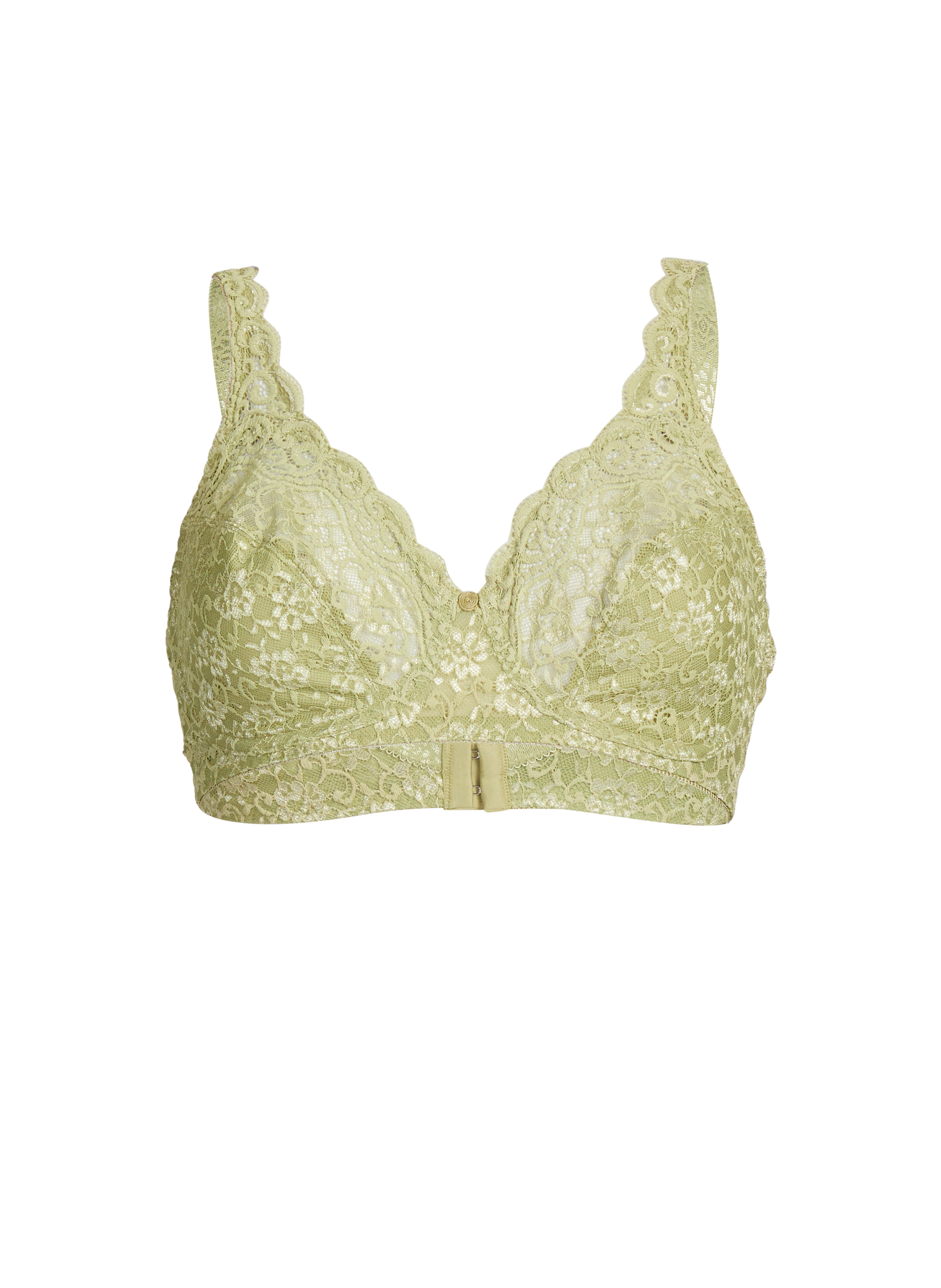 Soutien gorge Amourette à dentelle sans armature TRIUMPH Kaki