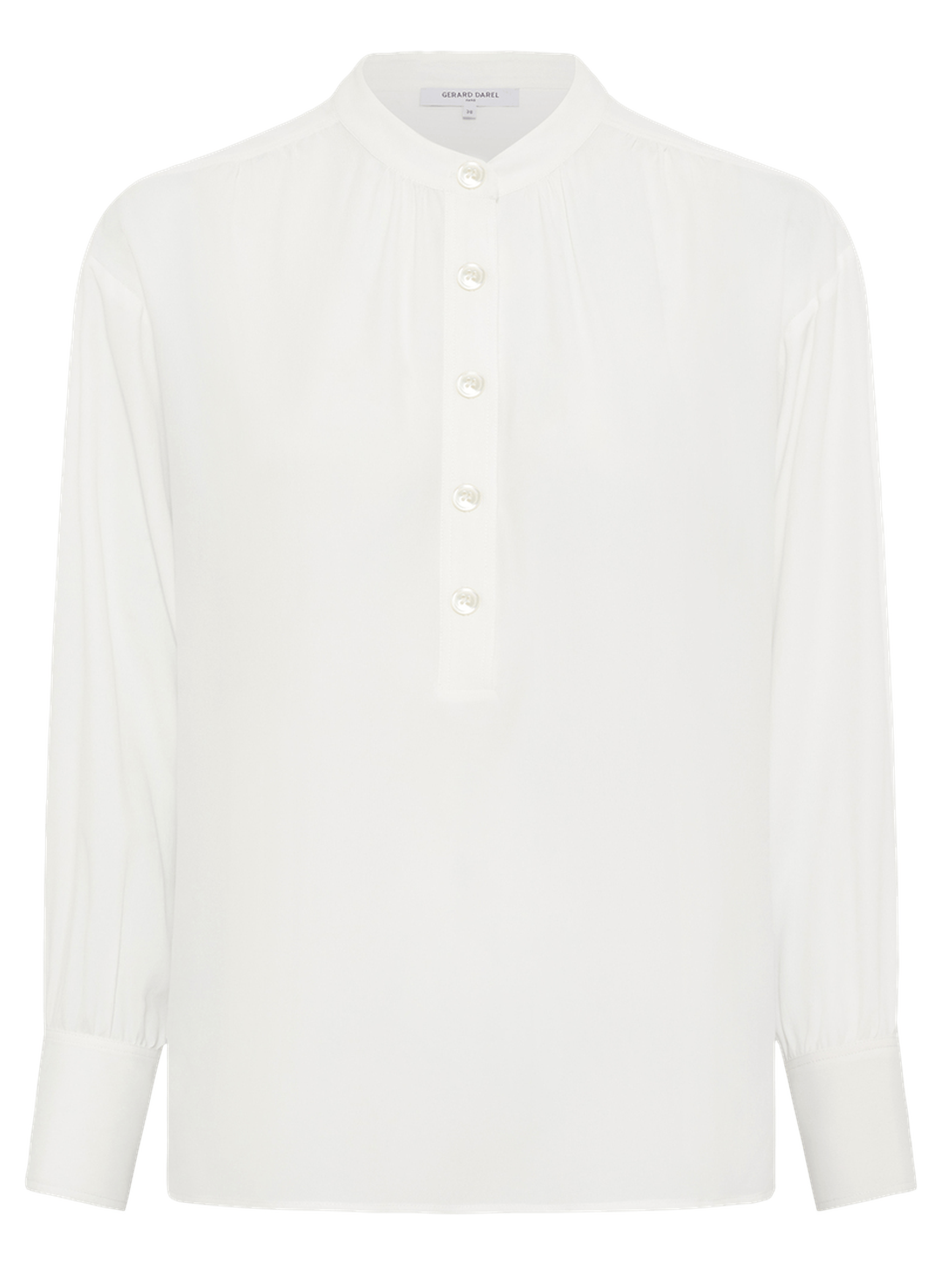 Blouse fluide à col tunisien - cezanne GERARD DAREL Beige