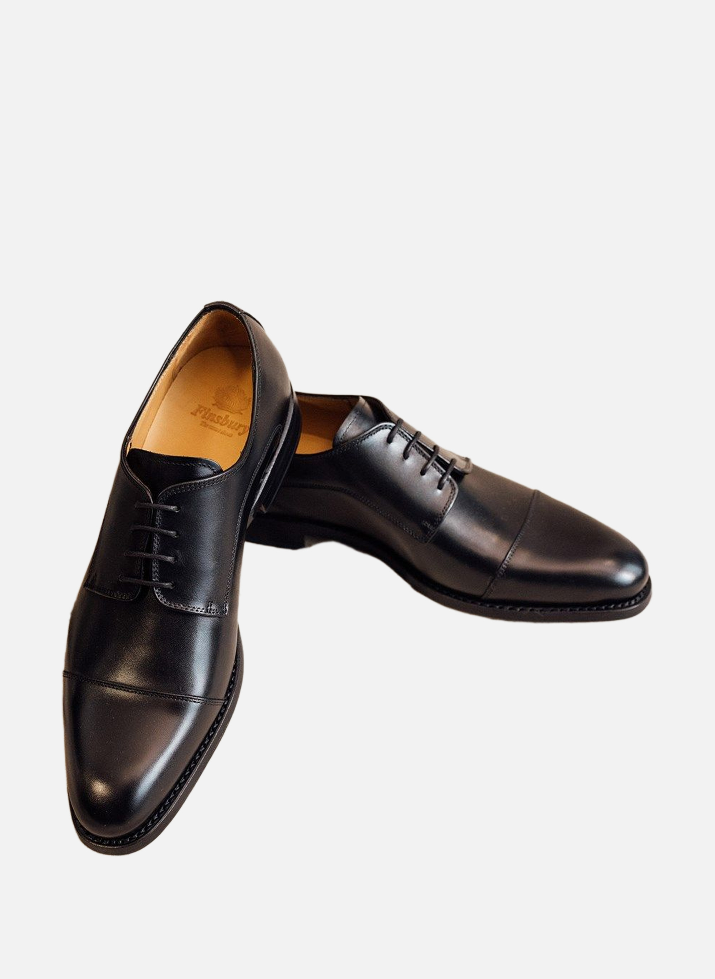 Derby cuir elvis FINSBURY Noir