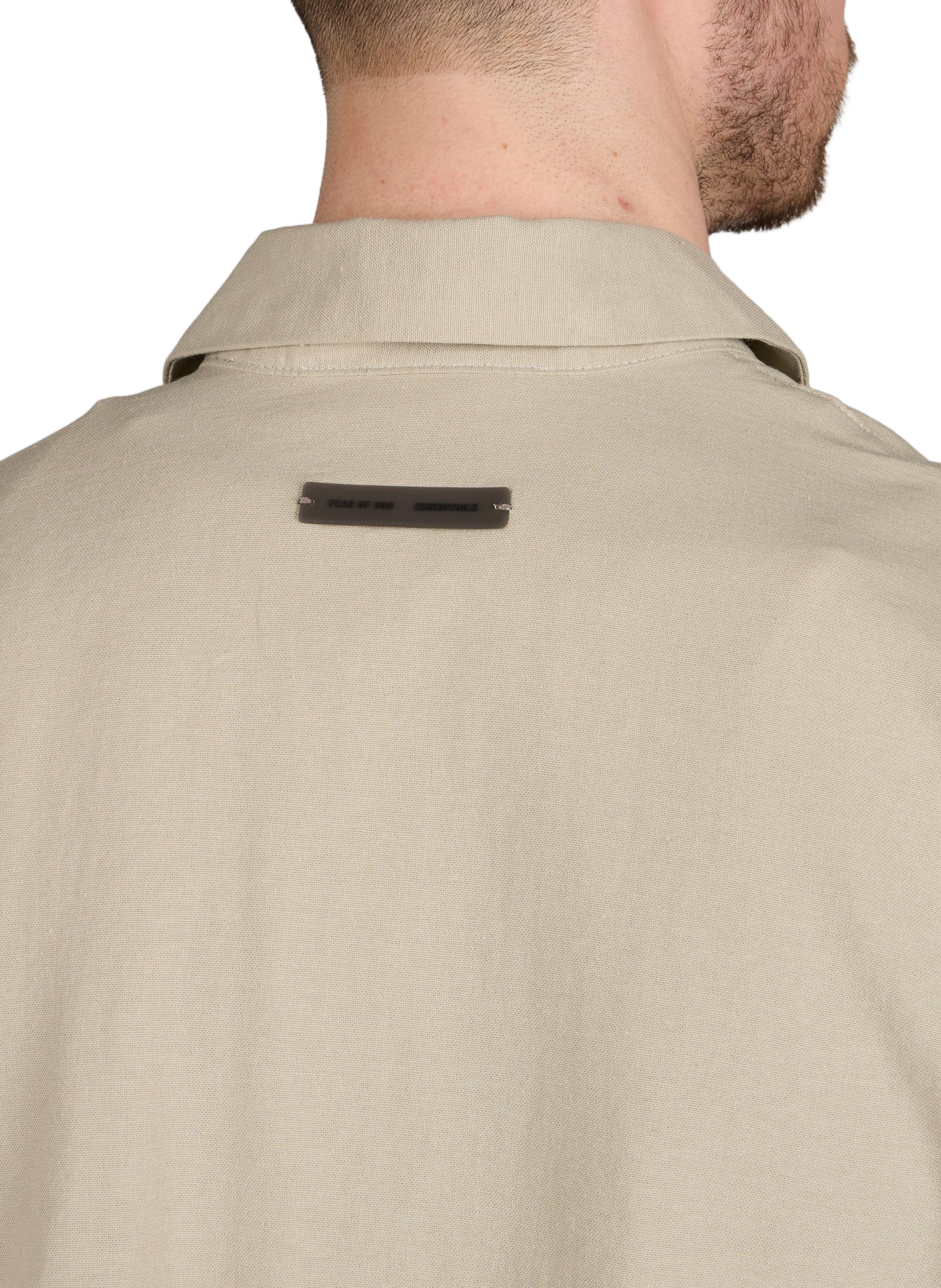 Oversized solid cotton shirt FEAR OF GOD ESSENTIALS Grey