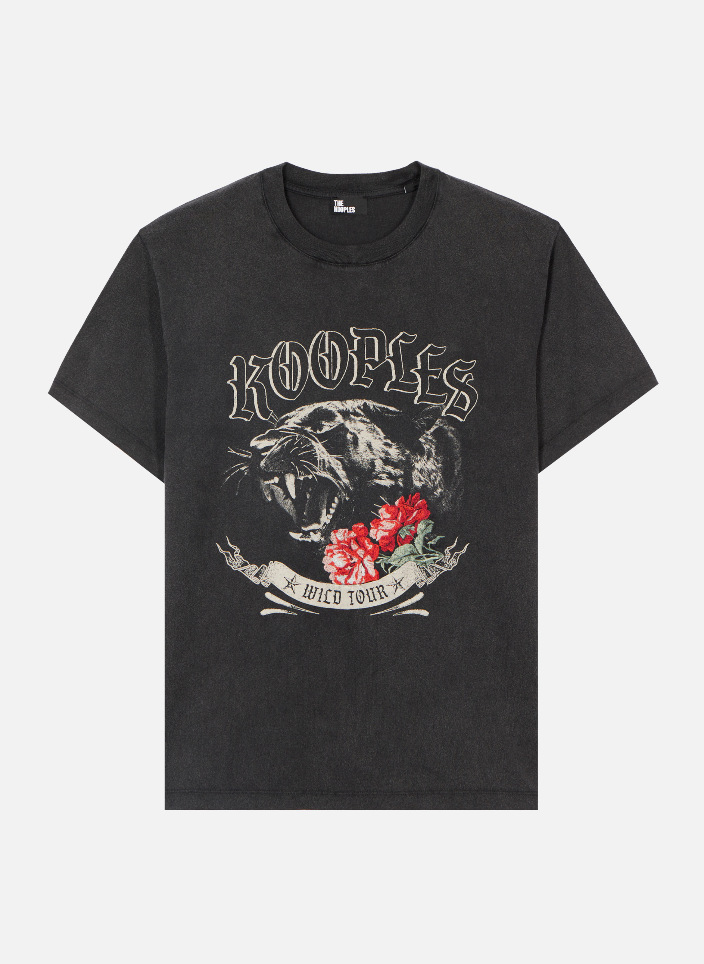 T-shirt avec sérigraphie THE KOOPLES Noir