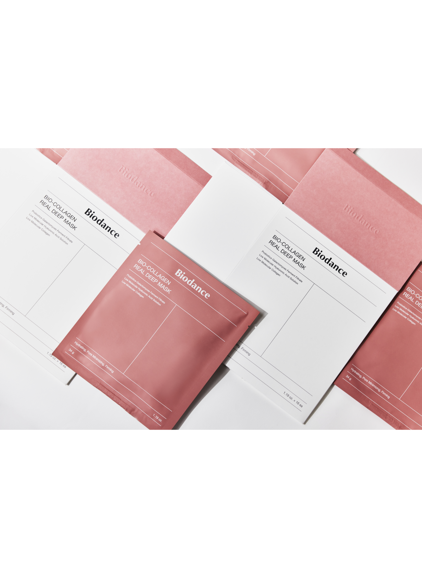 Pack de 4 Masque Profond Véritable Bio Collagène BIODANCE No color