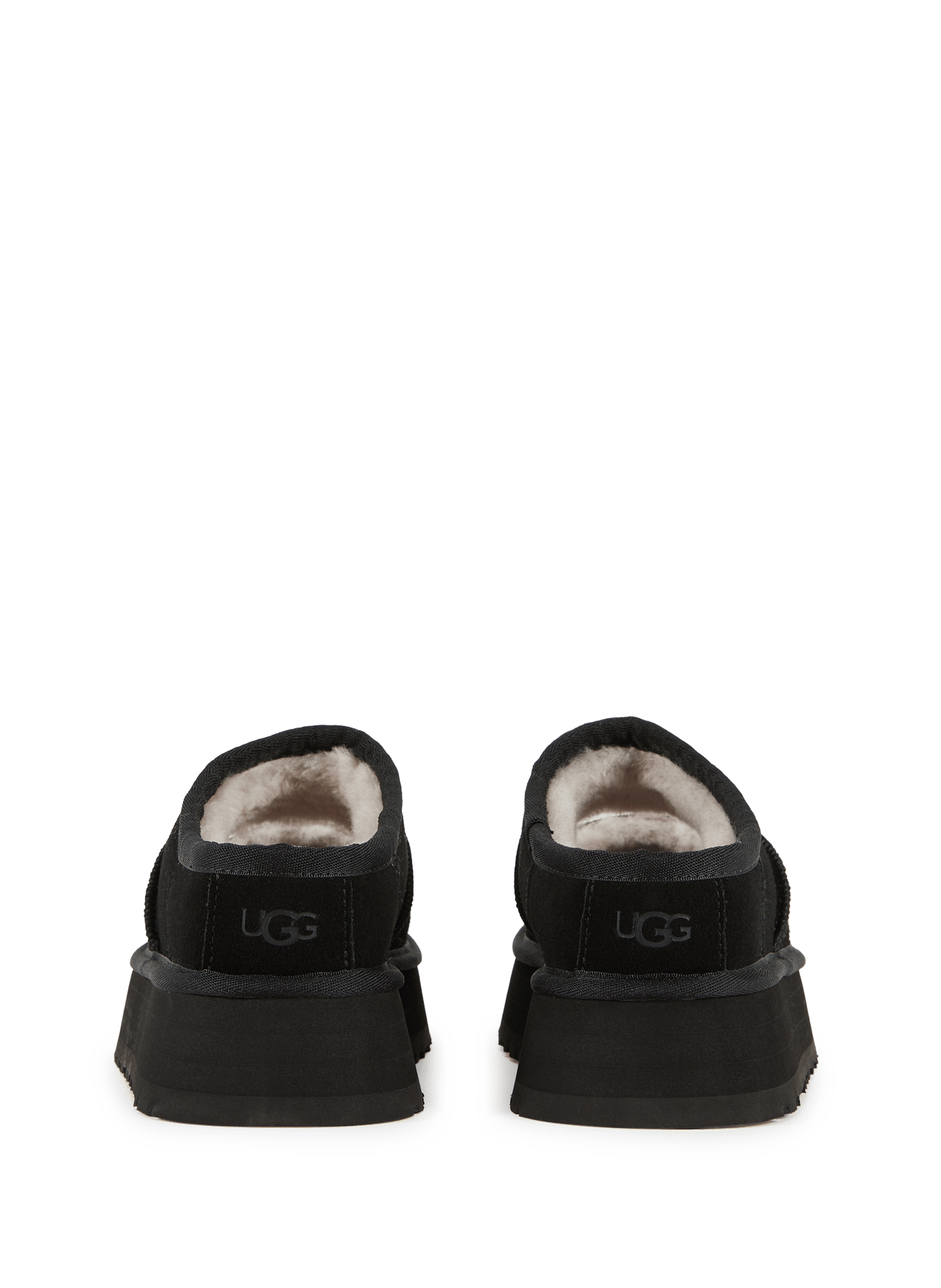 Mary Jane cow leather slippers UGG Black