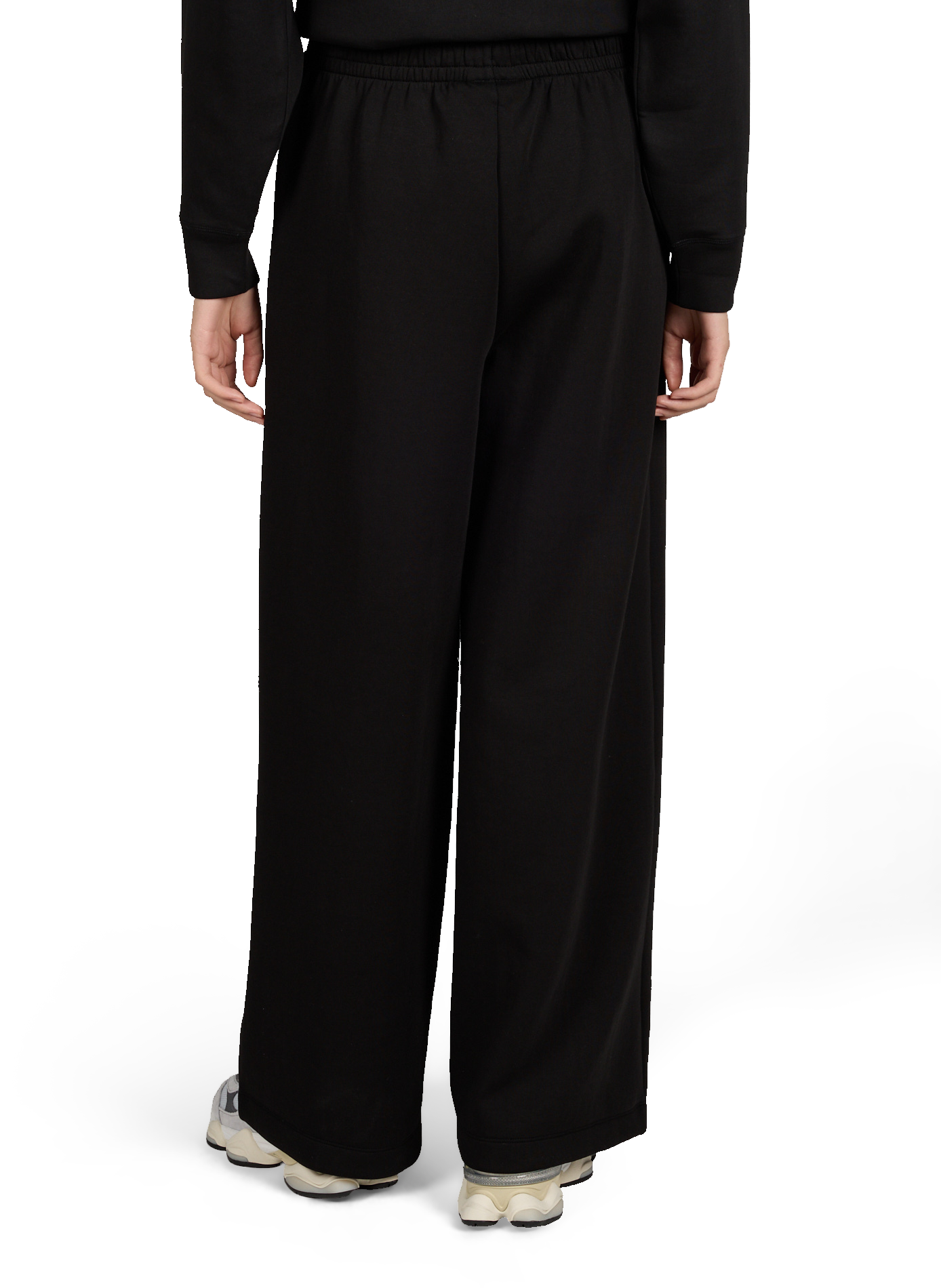 Pantalon de jogging en coton mélangé LACOSTE Noir