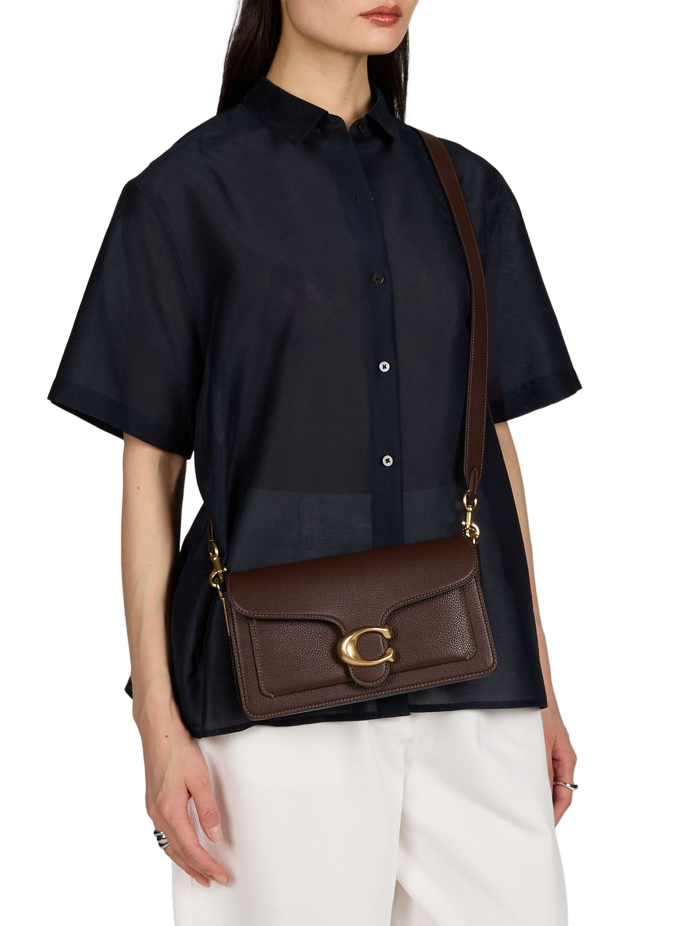 Borsa a tracolla Tabby 26 COACH Marrone