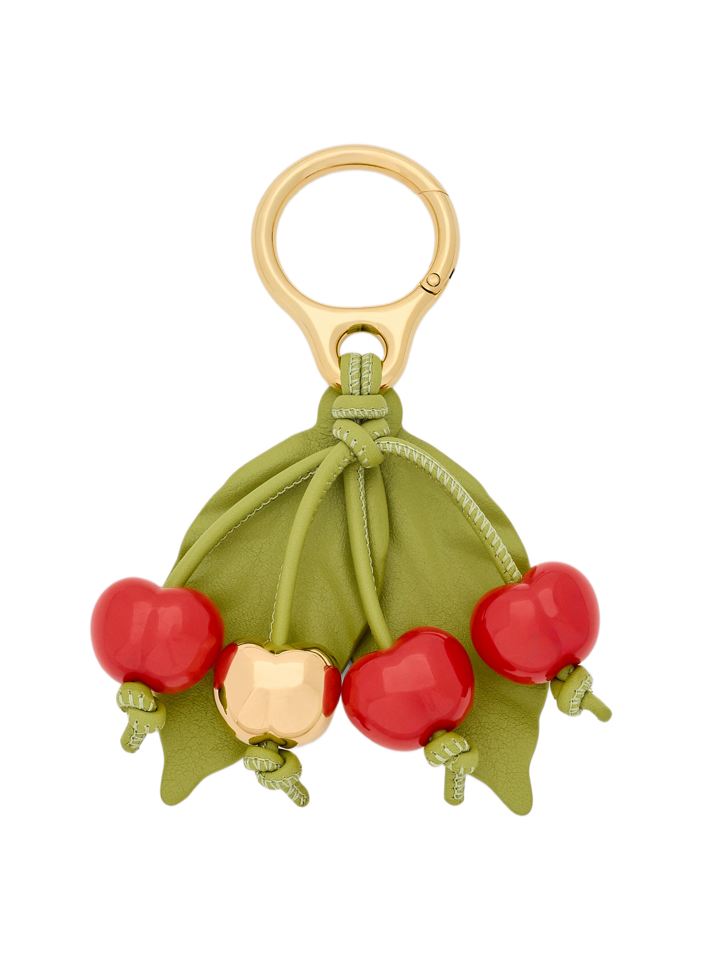 Charm cerises en cuir de veau classique LOEWE Multicolore