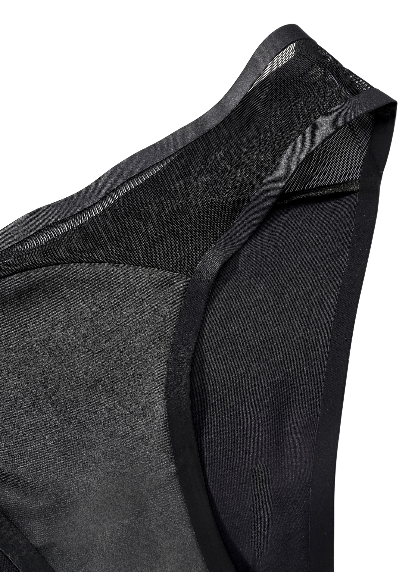 Solid White Culotte with Transparent Edges PASSIONATA Black