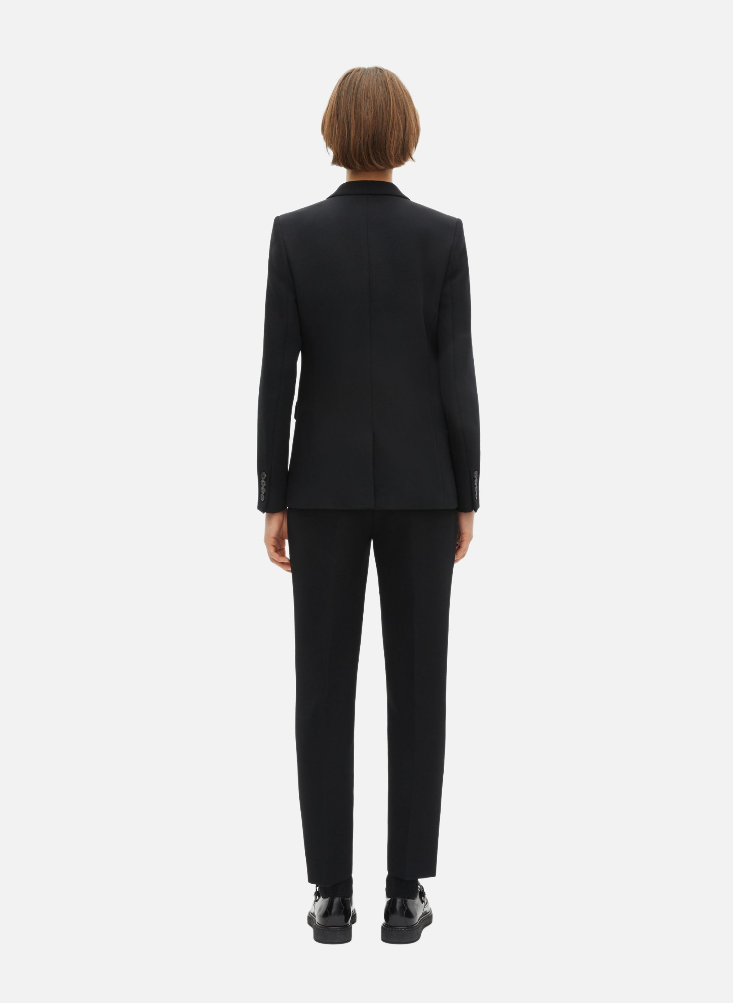 Veste de costume en crêpe coupe structurée THE KOOPLES Noir