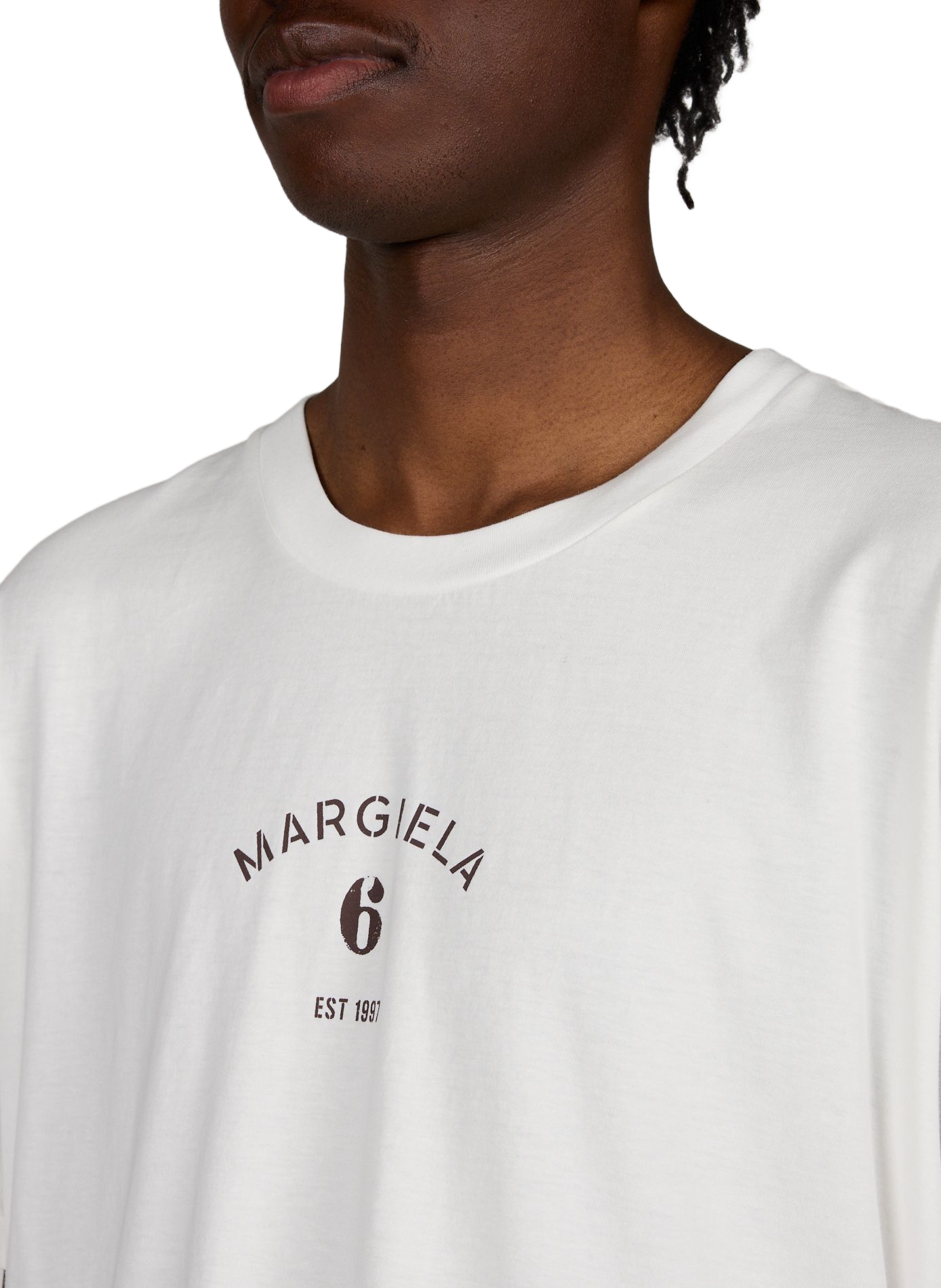 Round neck T-shirt MAISON MARGIELA White