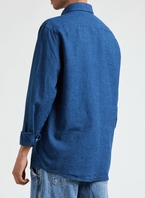 Chemise aspect jean Fambray AU PRINTEMPS PARIS Bleu