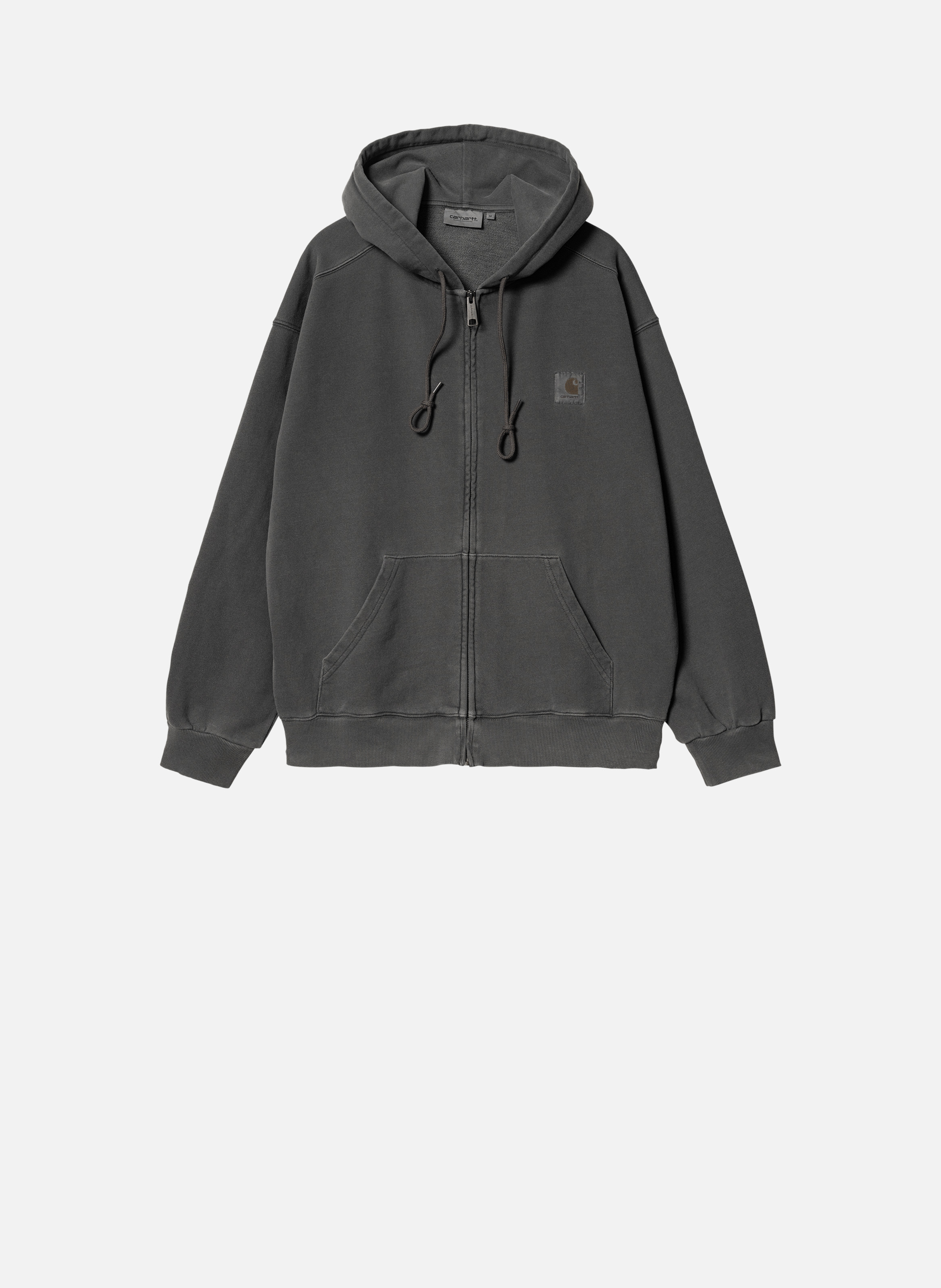 Hoodie zippé hooded nelson CARHARTT WIP Noir