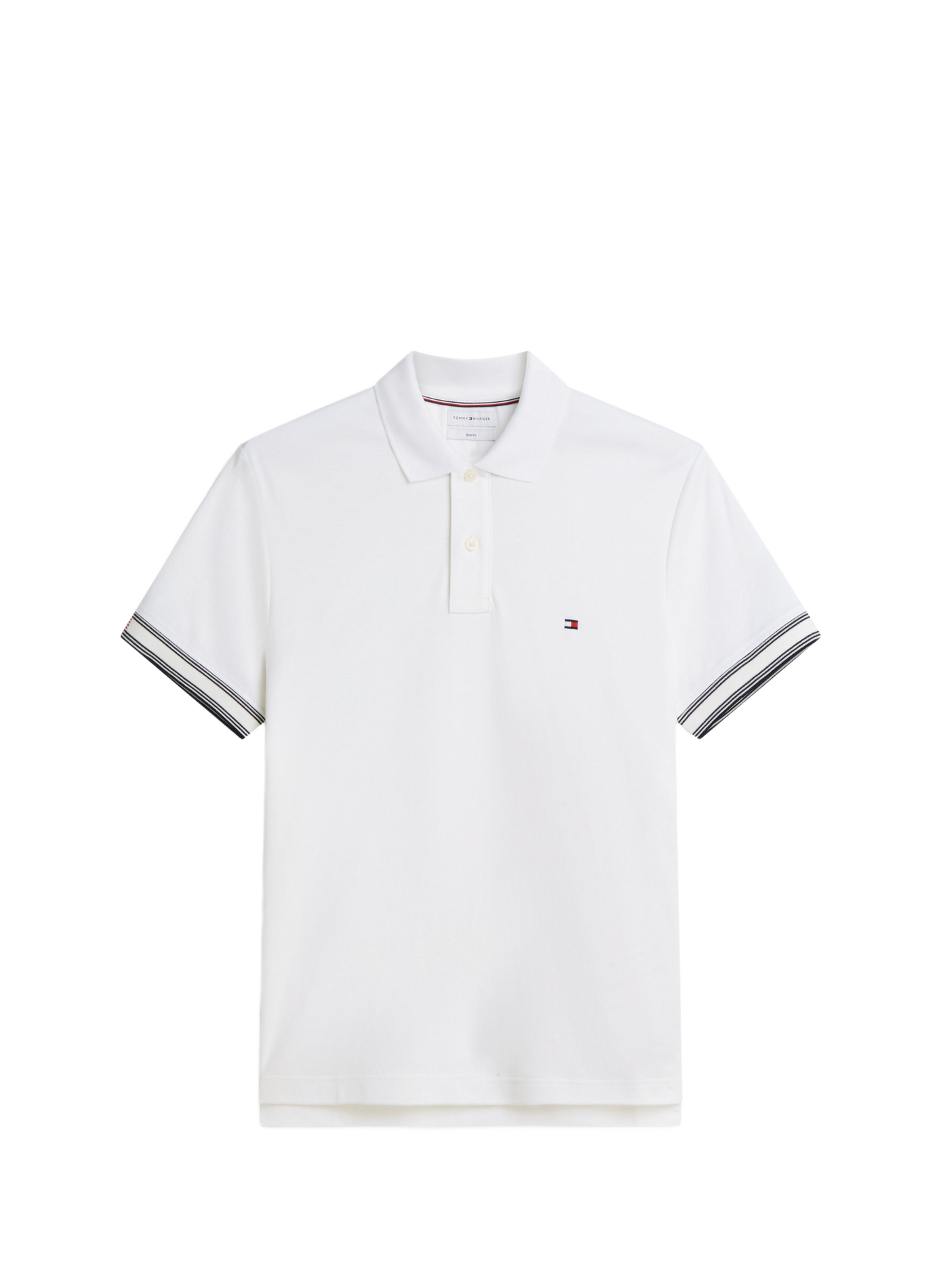 Katoenen polo TOMMY HILFIGER Wit