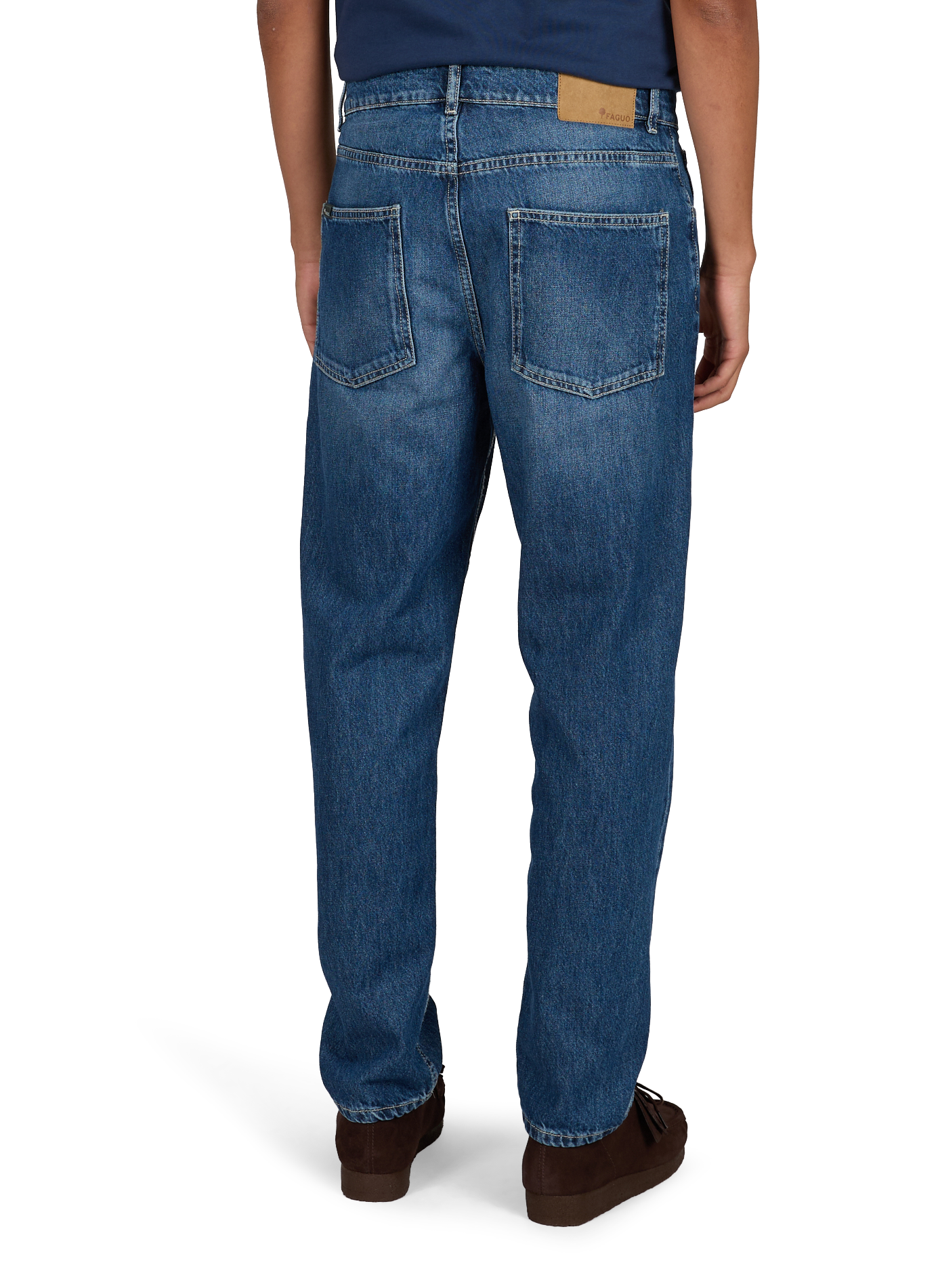 Slim cotton jeans FAGUO Blue