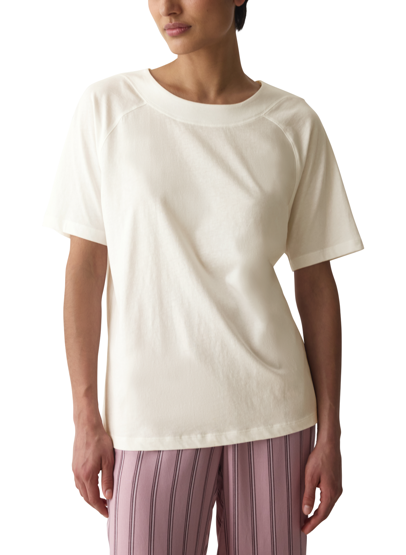 Tee-shirt droit en coton TRIUMPH Weiss