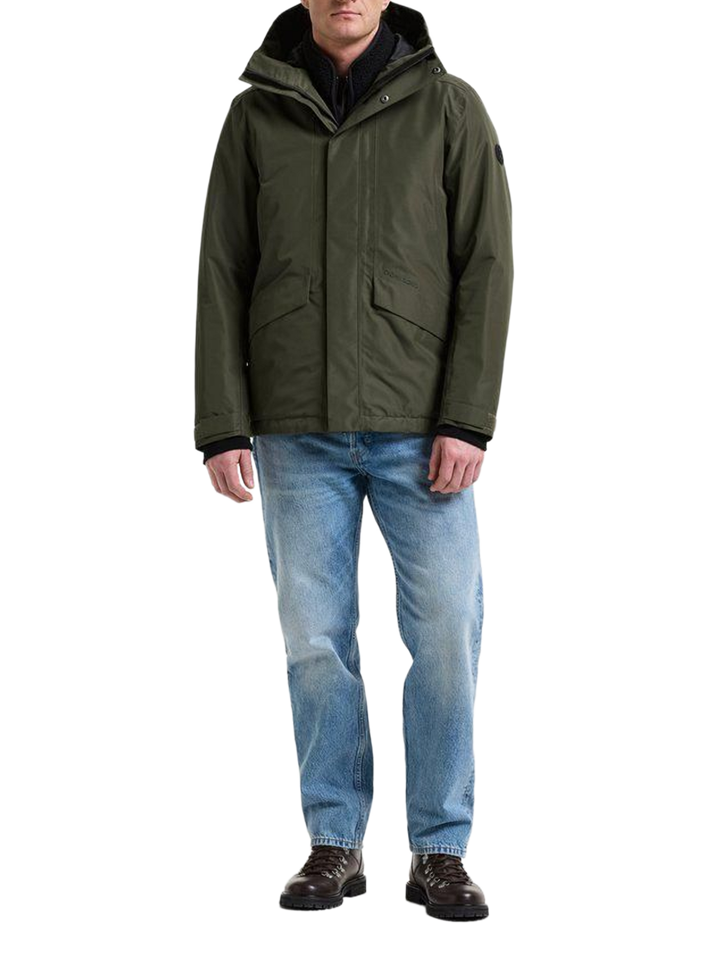 Adam Hooded Puffer Jacket DIDRIKSONS Khaki