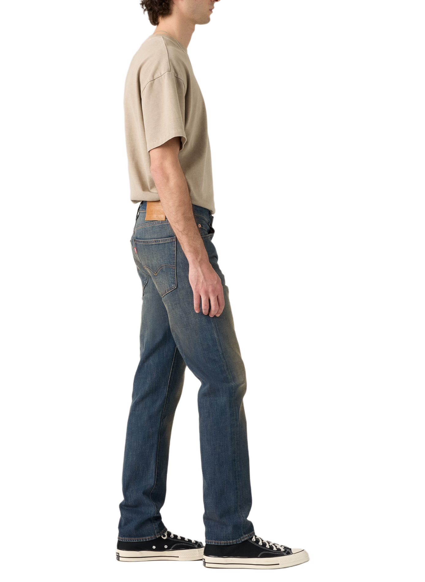 Straight-cut cotton-blend jeans LEVI'S Blue