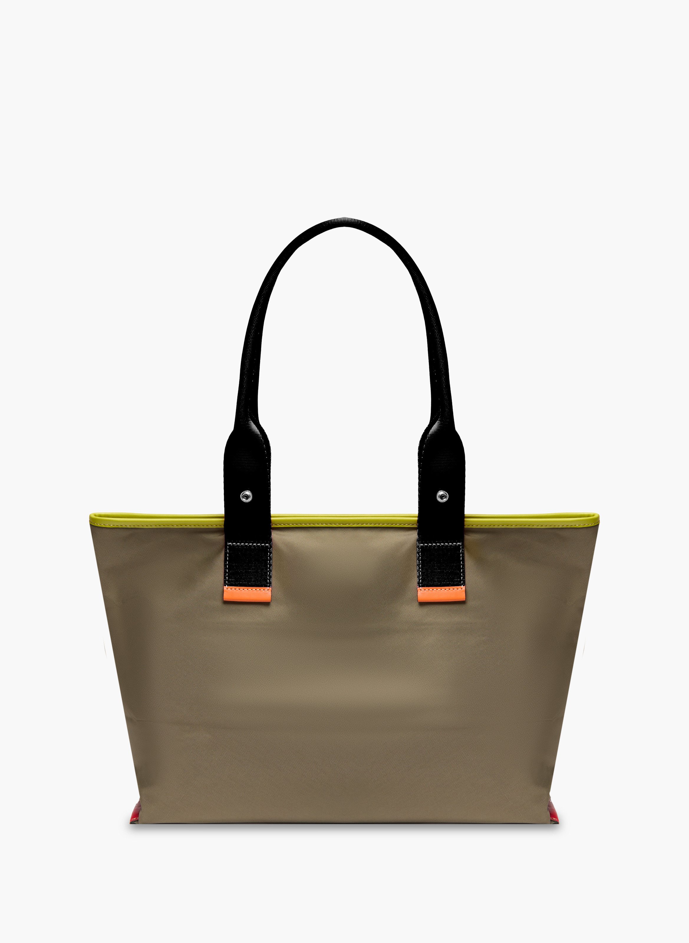 Sac cabas zippé l mistral rollable de lancel en coton LANCEL Noir