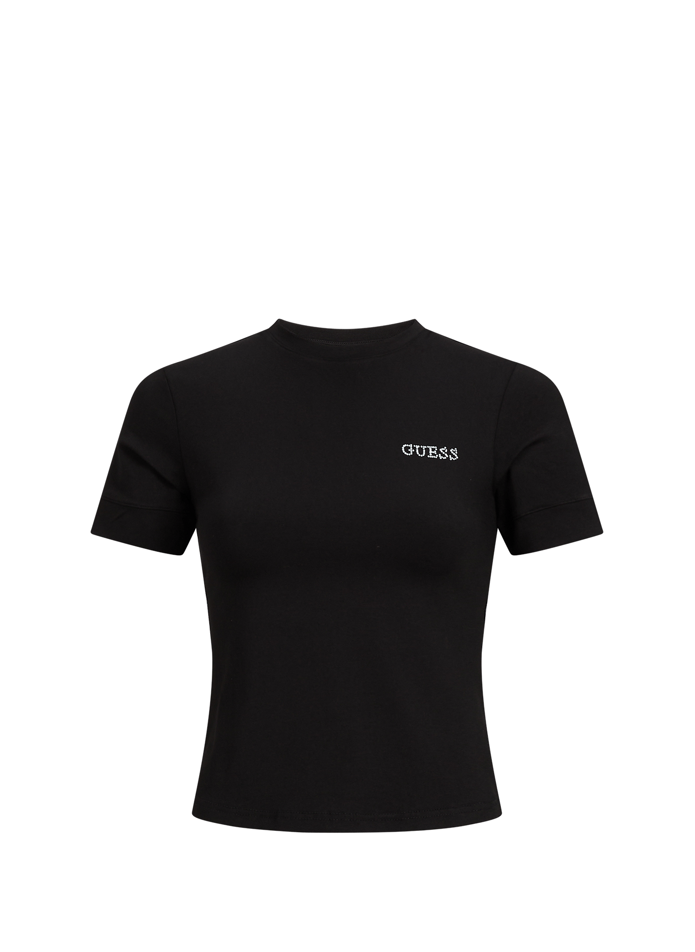 V-neck blouse in a cotton blend GUESS Black
