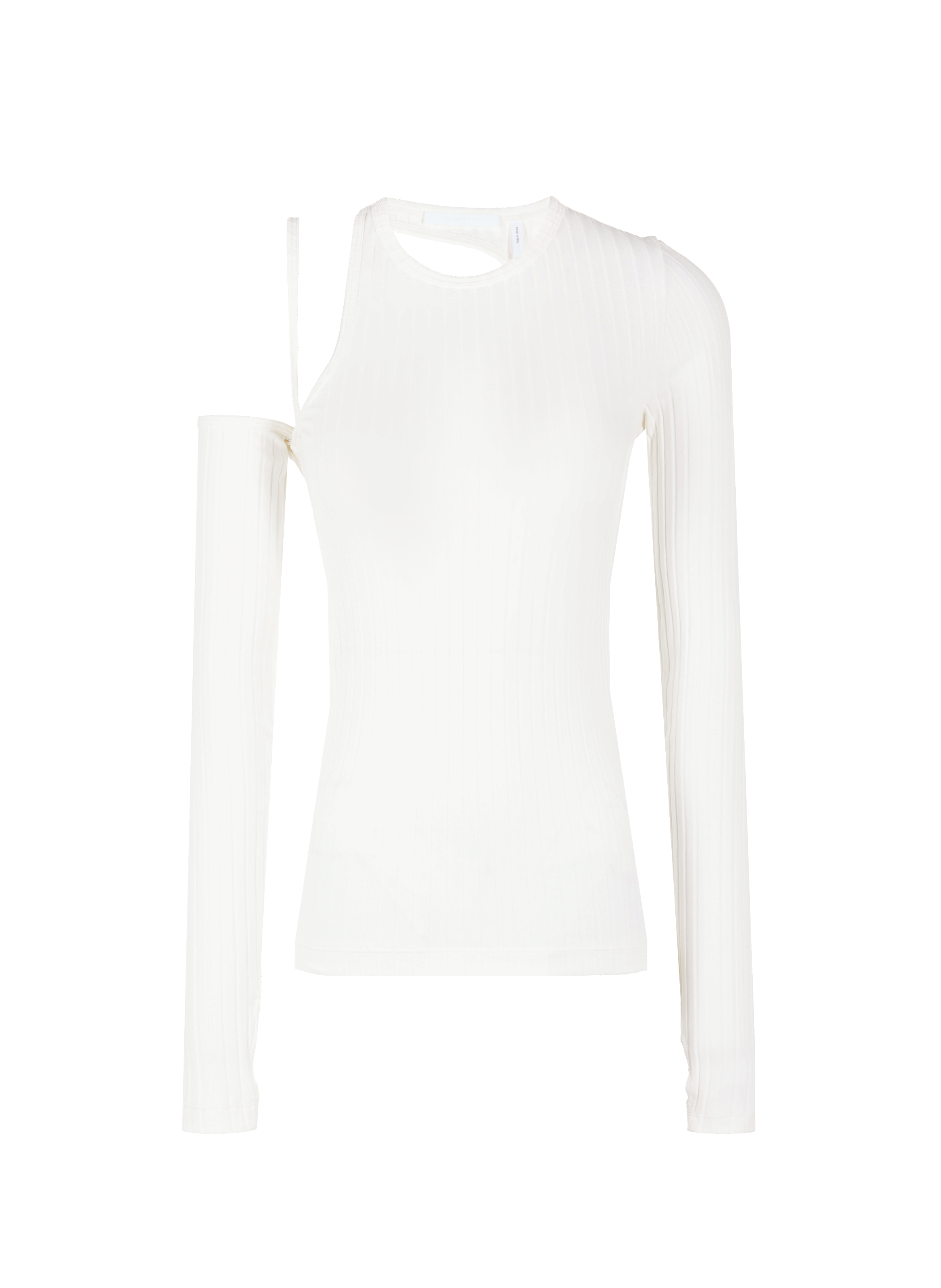 Pull asymétrique en coton pima