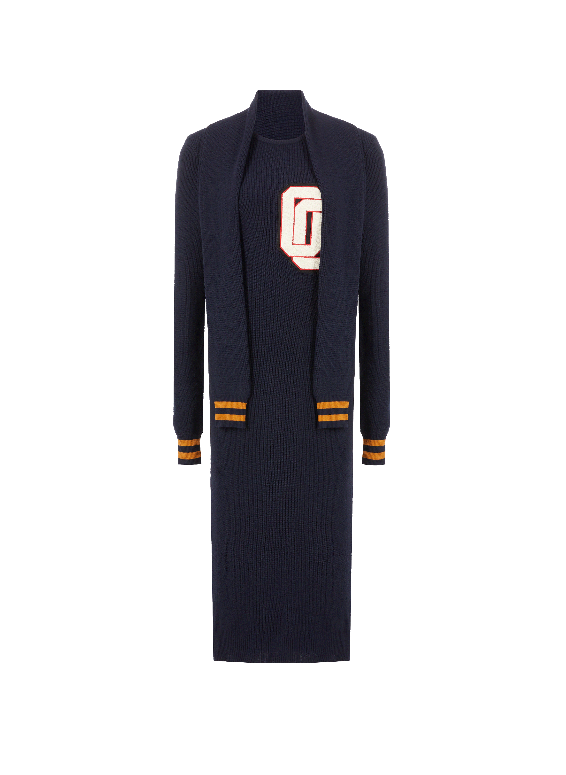 Robe maxi en laine mélangée OPENING CEREMONY Noir