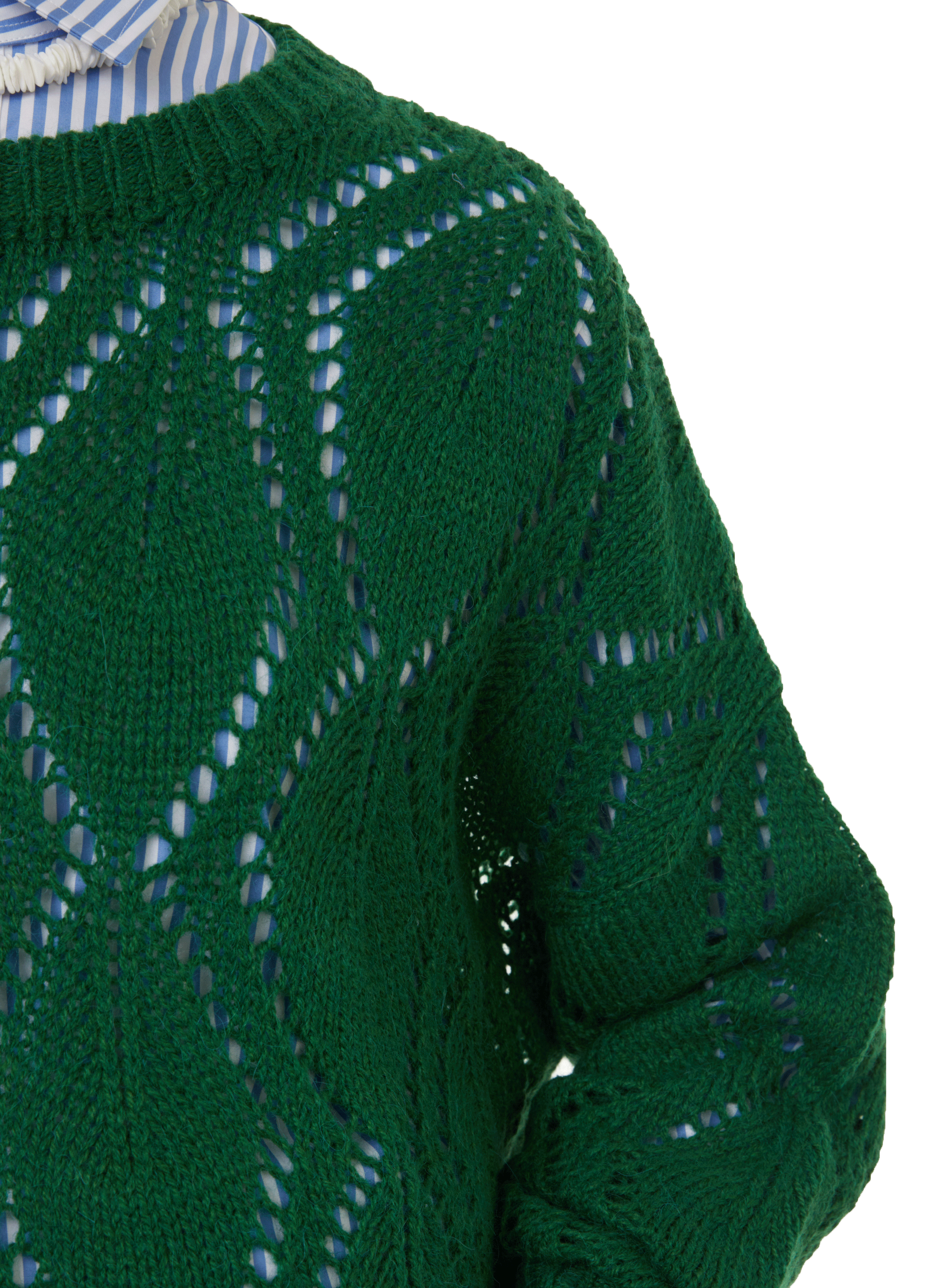 Pull Early en alpaga et laine mélangé ROSEANNA Vert