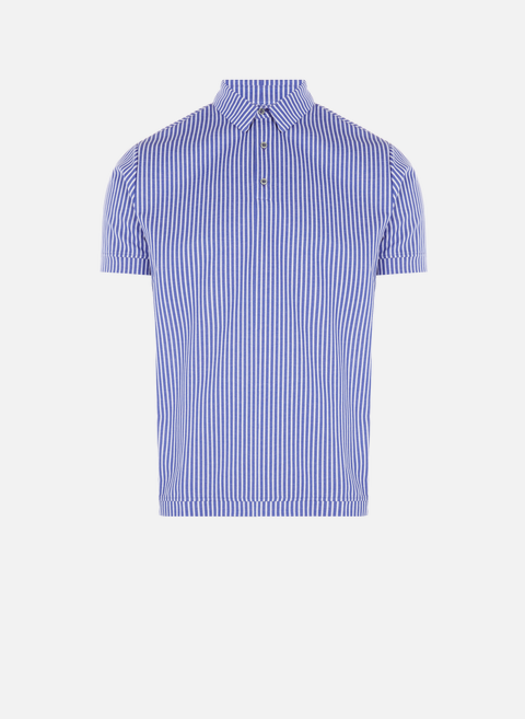 Striped cotton Polo shirt BlueJAGVI RIVE GAUCHE 