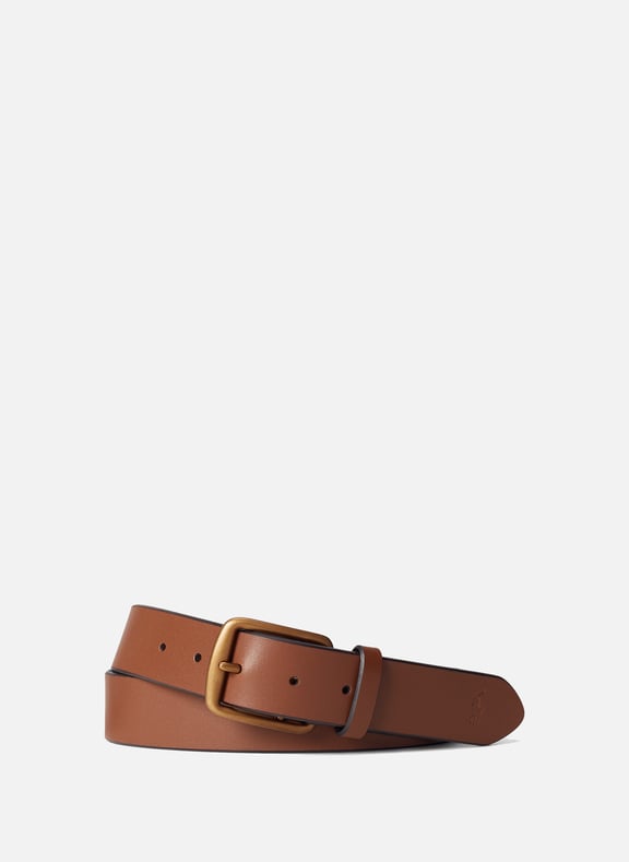 Ceinture en cuir Marron by POLO RALPH LAUREN POLO RALPH LAUREN Ceinture en cuir Marron