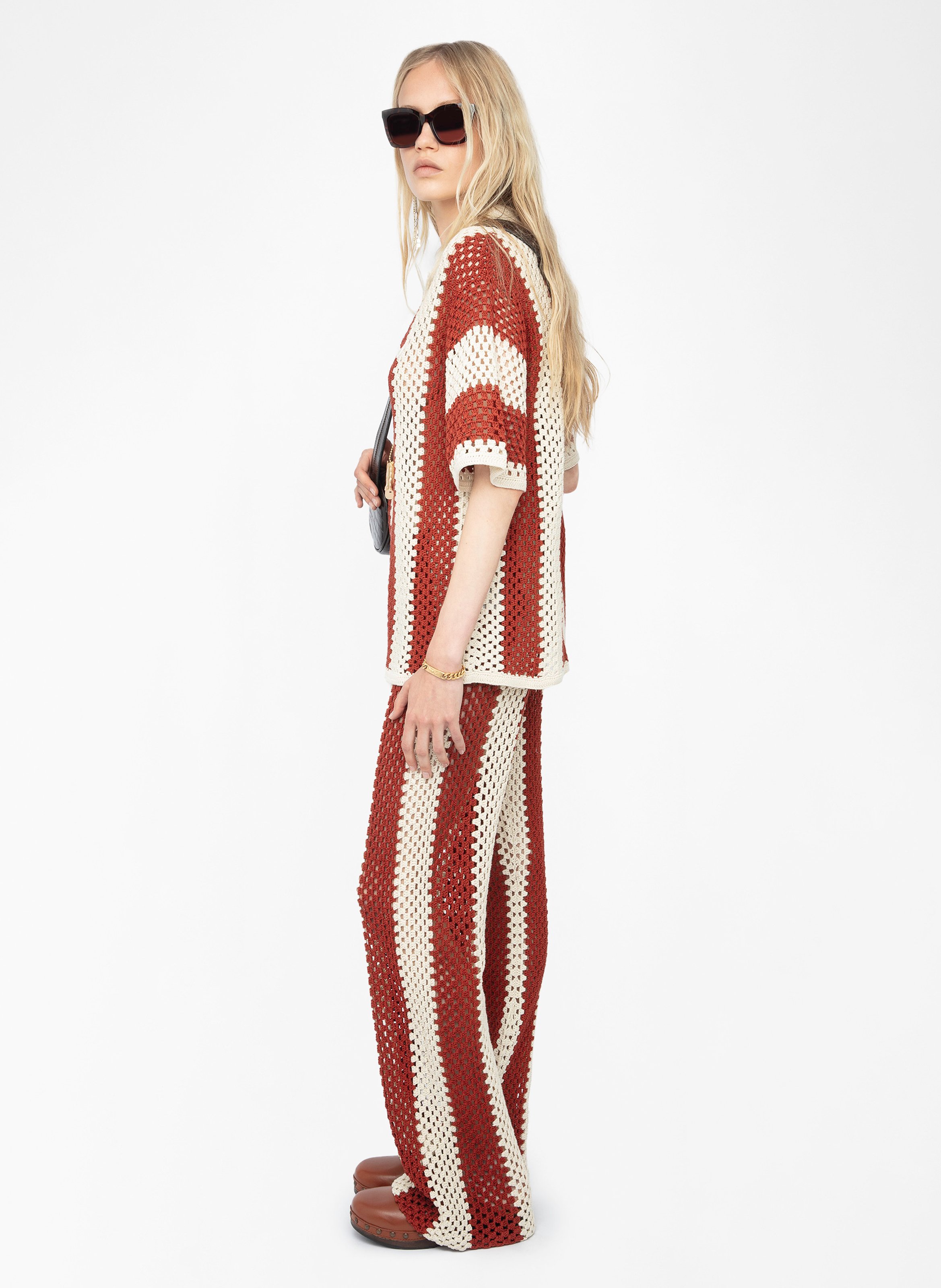 Chemise col classique en coton ciara ZADIG&VOLTAIRE Blanc