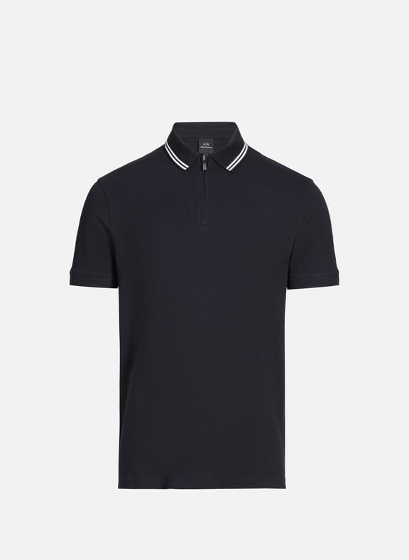 Cotton polo shirt Blue by ARMANI EXCHANGE ARMANI EXCHANGE Cotton polo shirt Blue