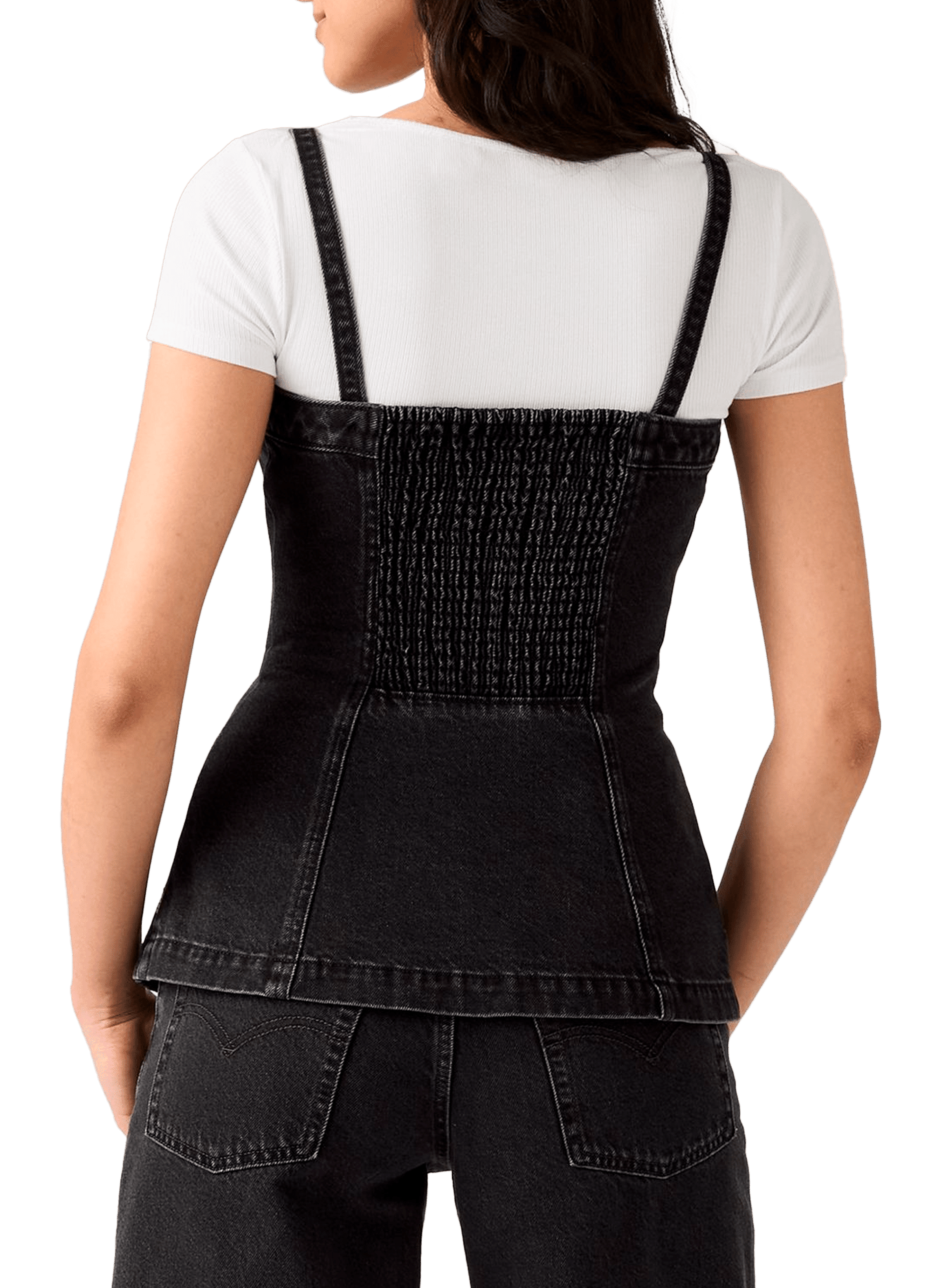 Bustier Tailored en jean LEVI'S Noir