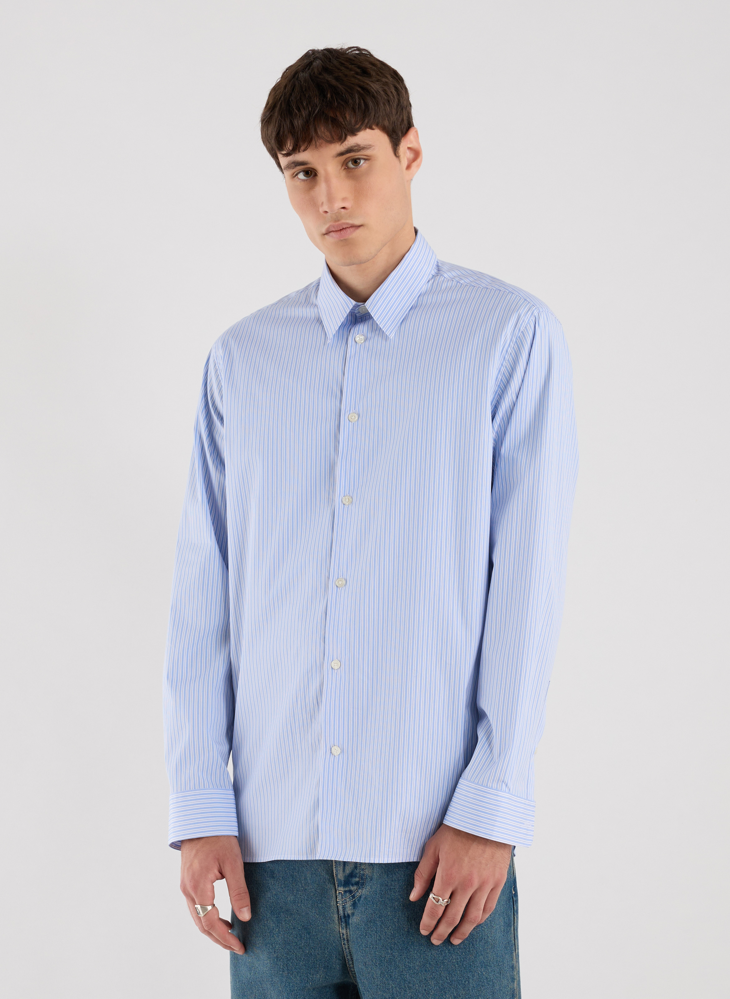 SAISON 1865 ITHACA ARCHIVE SHIRT Blue
