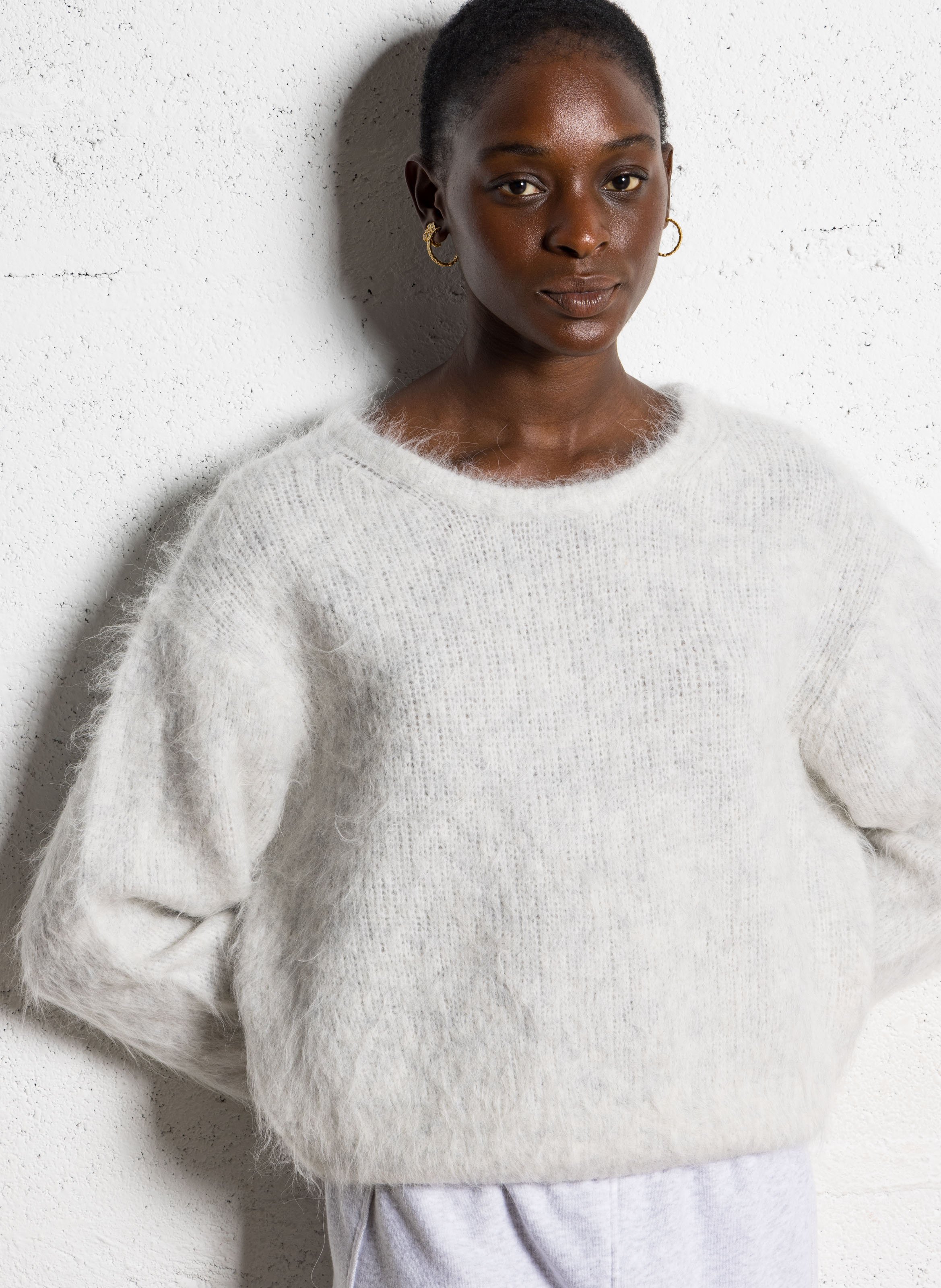 Col Roulé Modele Tricot Pull Oversize Femme Torsades Tricot Pull