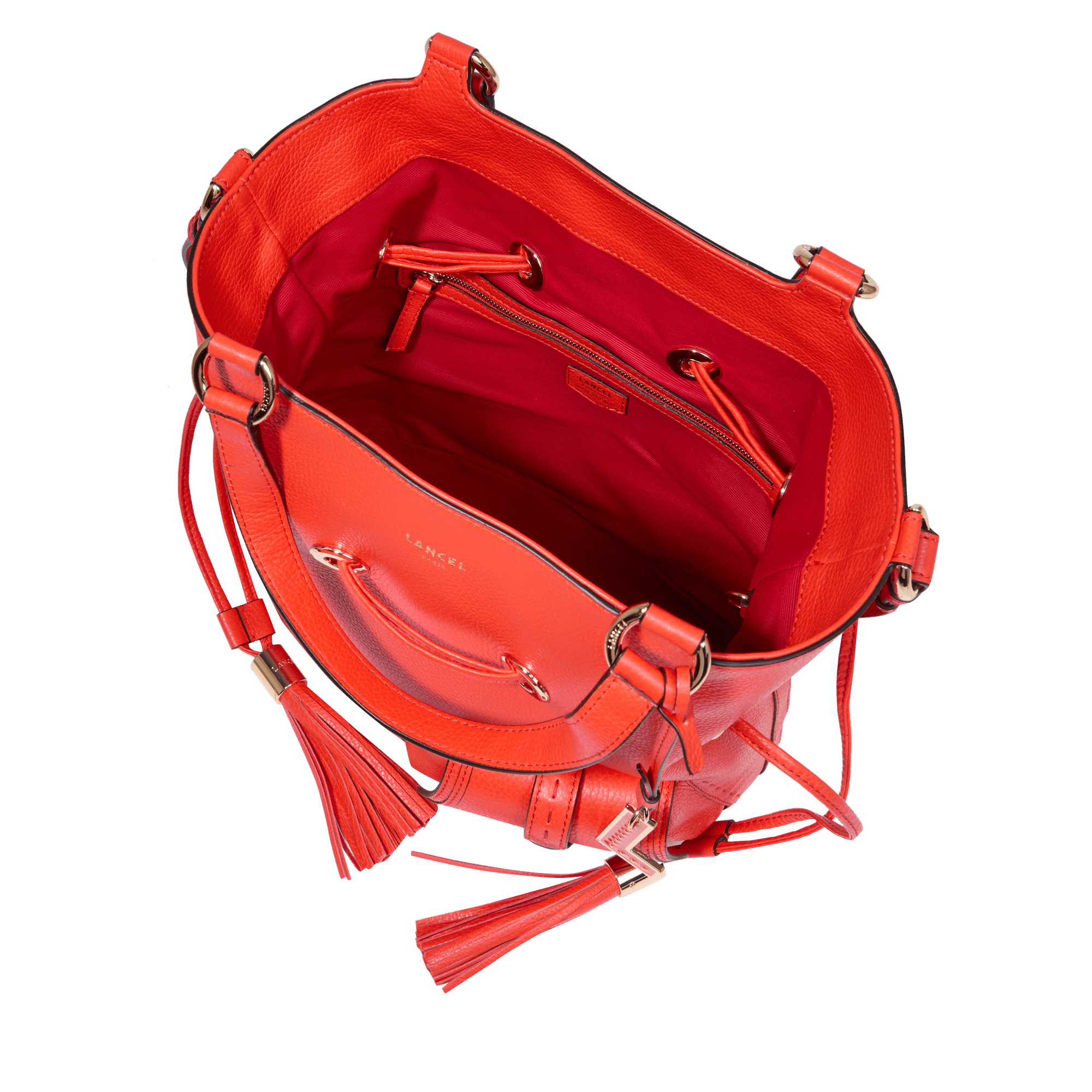 Sac seau m - premier flirt de lancel LANCEL Orange