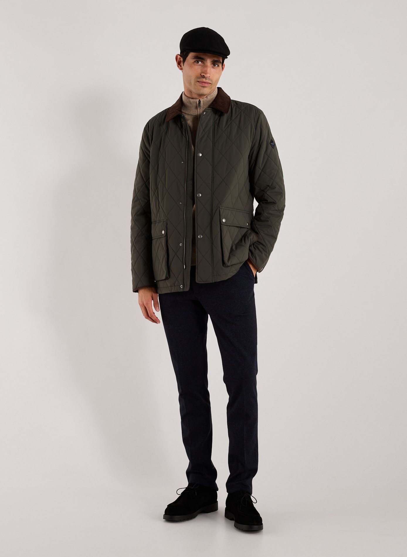 Classic collar parka HACKETT Green