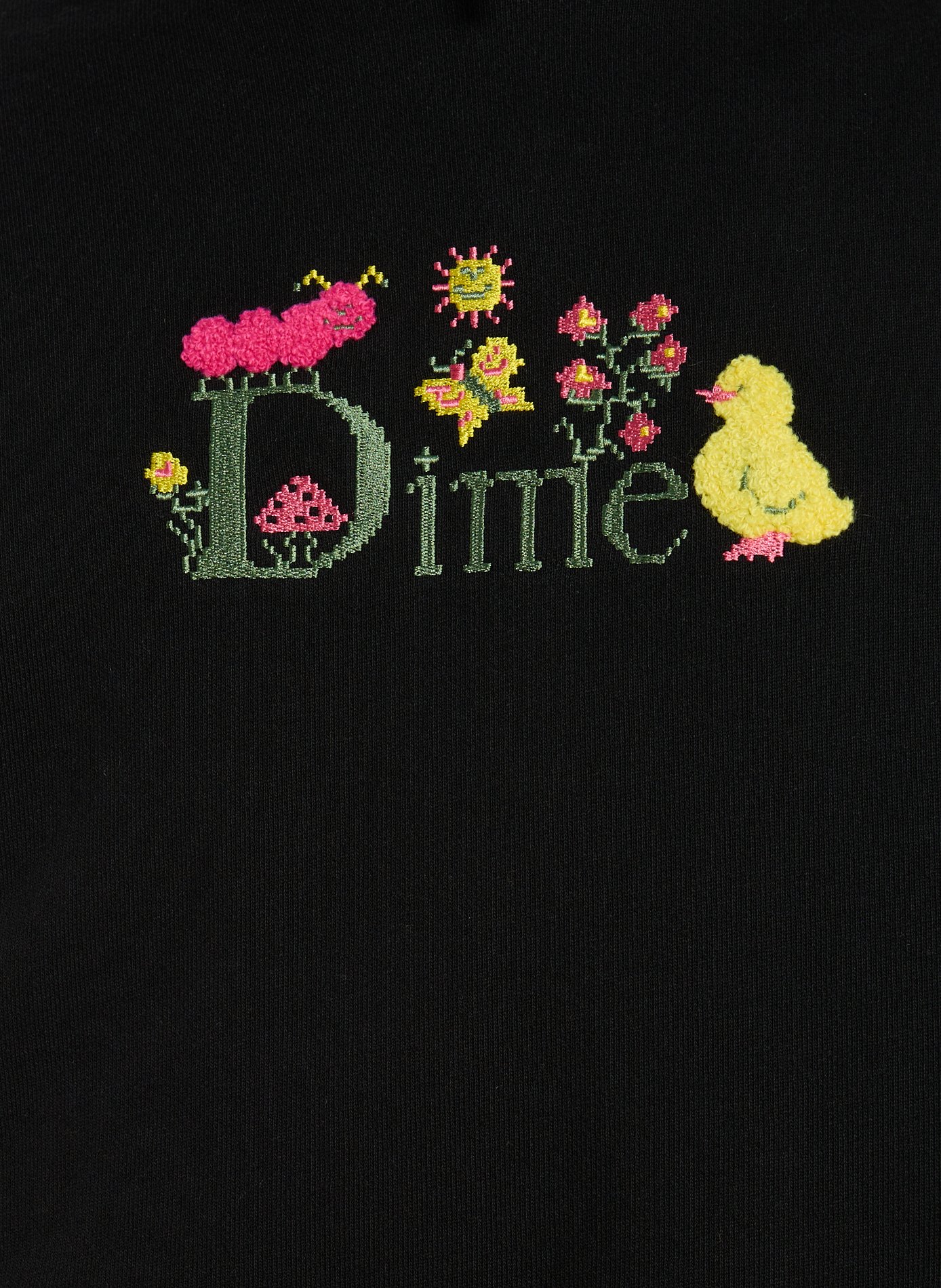 Hoodie en coton mélangé DIME Noir