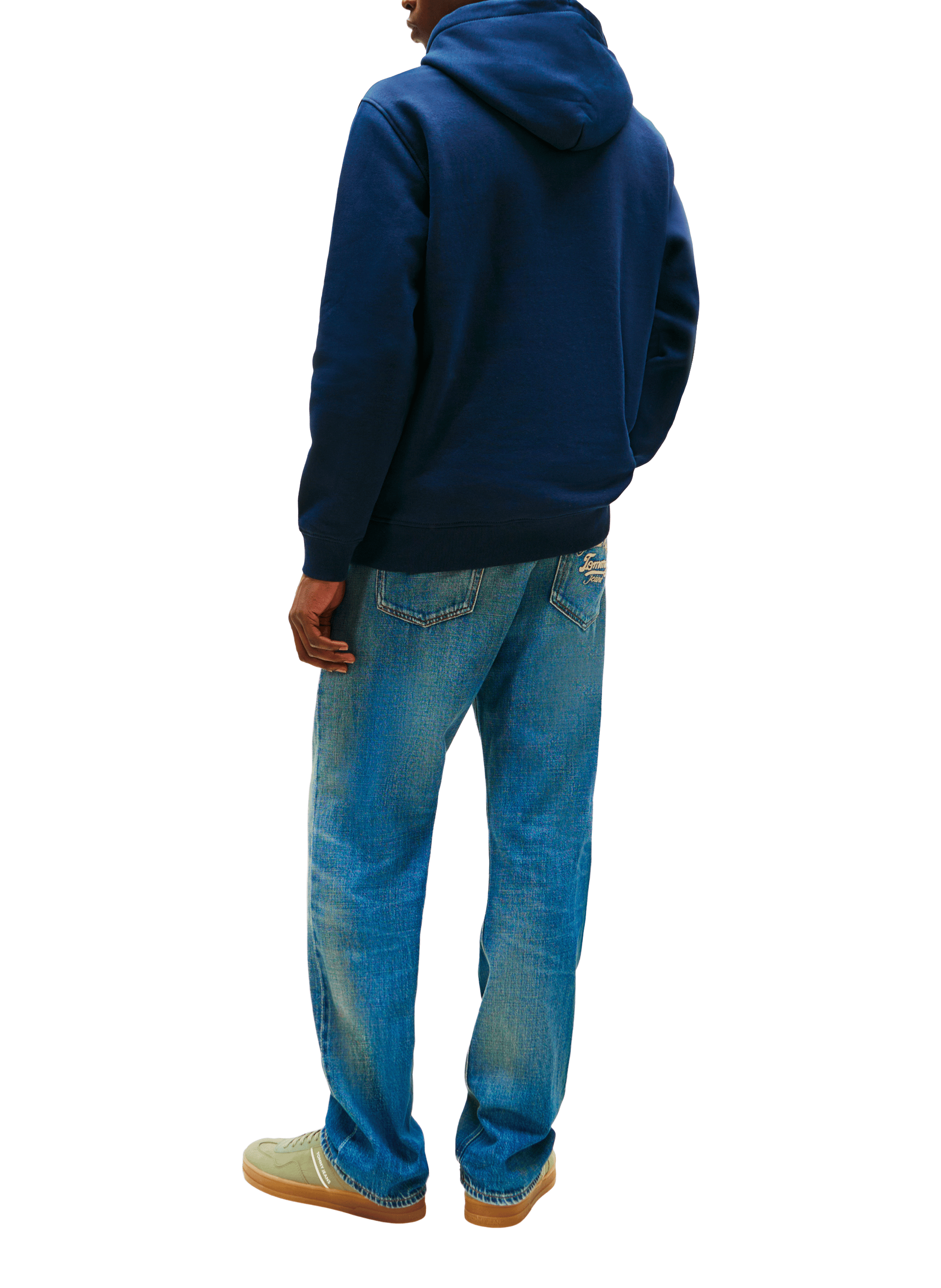 Hoodie with embroidered logo TOMMY HILFIGER Blue