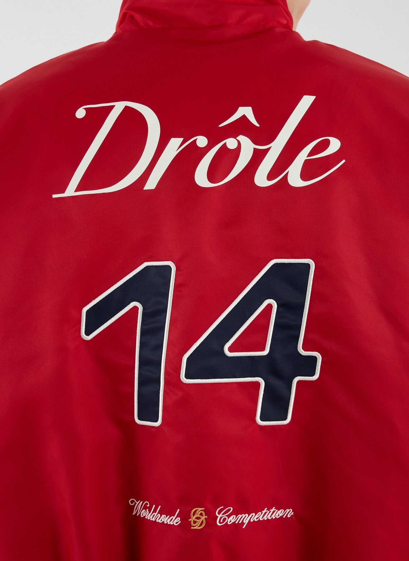 Veste ample sérigraphiée DROLE DE MONSIEUR Rouge