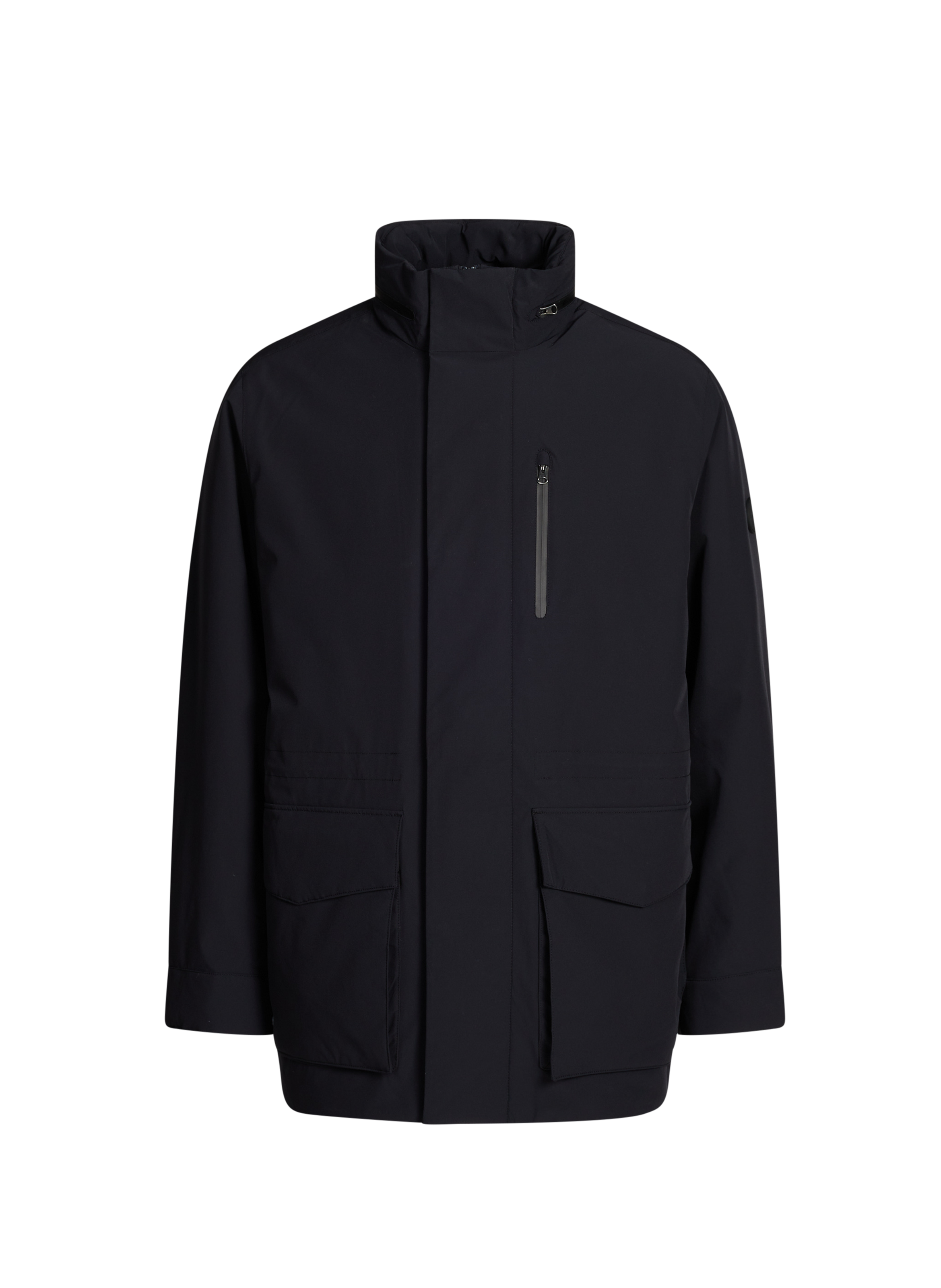 GANT Blouson uni à capuche rétractable Noir