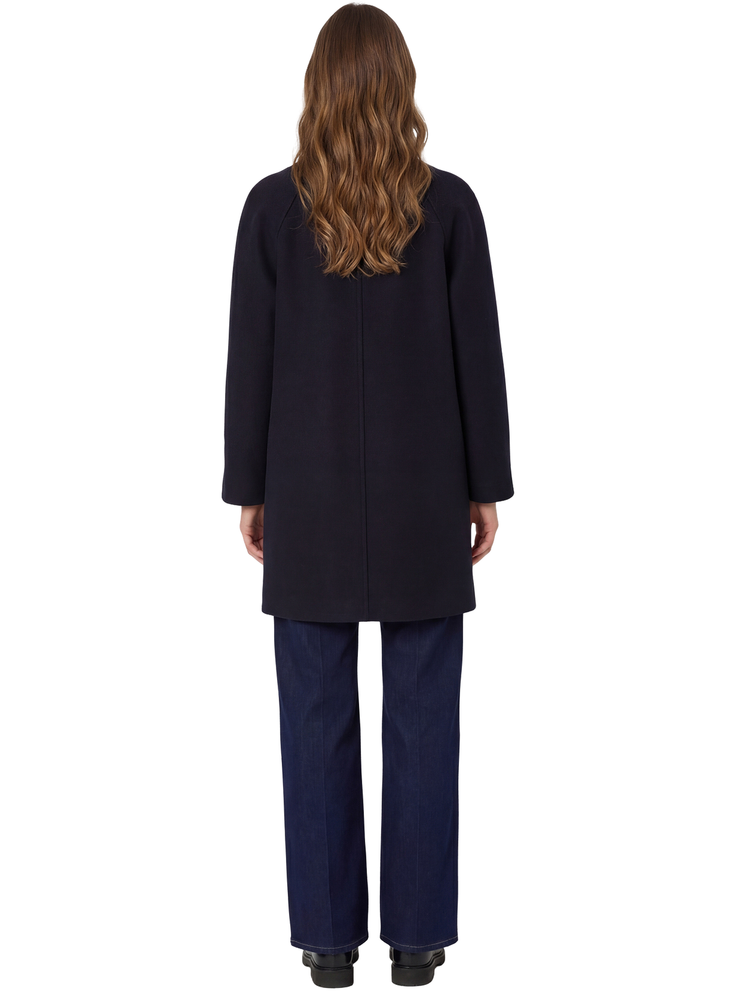 Manteau droit à col montant - malvina GERARD DAREL Bleu