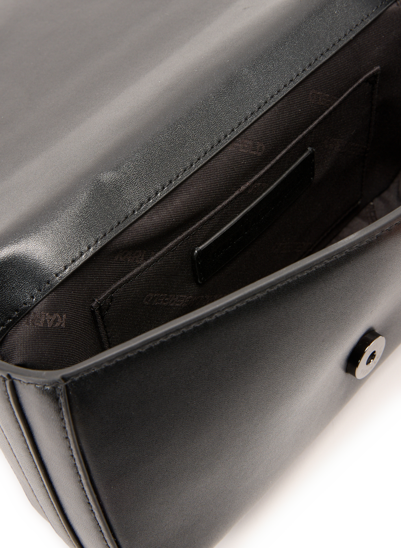 Leather Shoulder bag KARL LAGERFELD Black