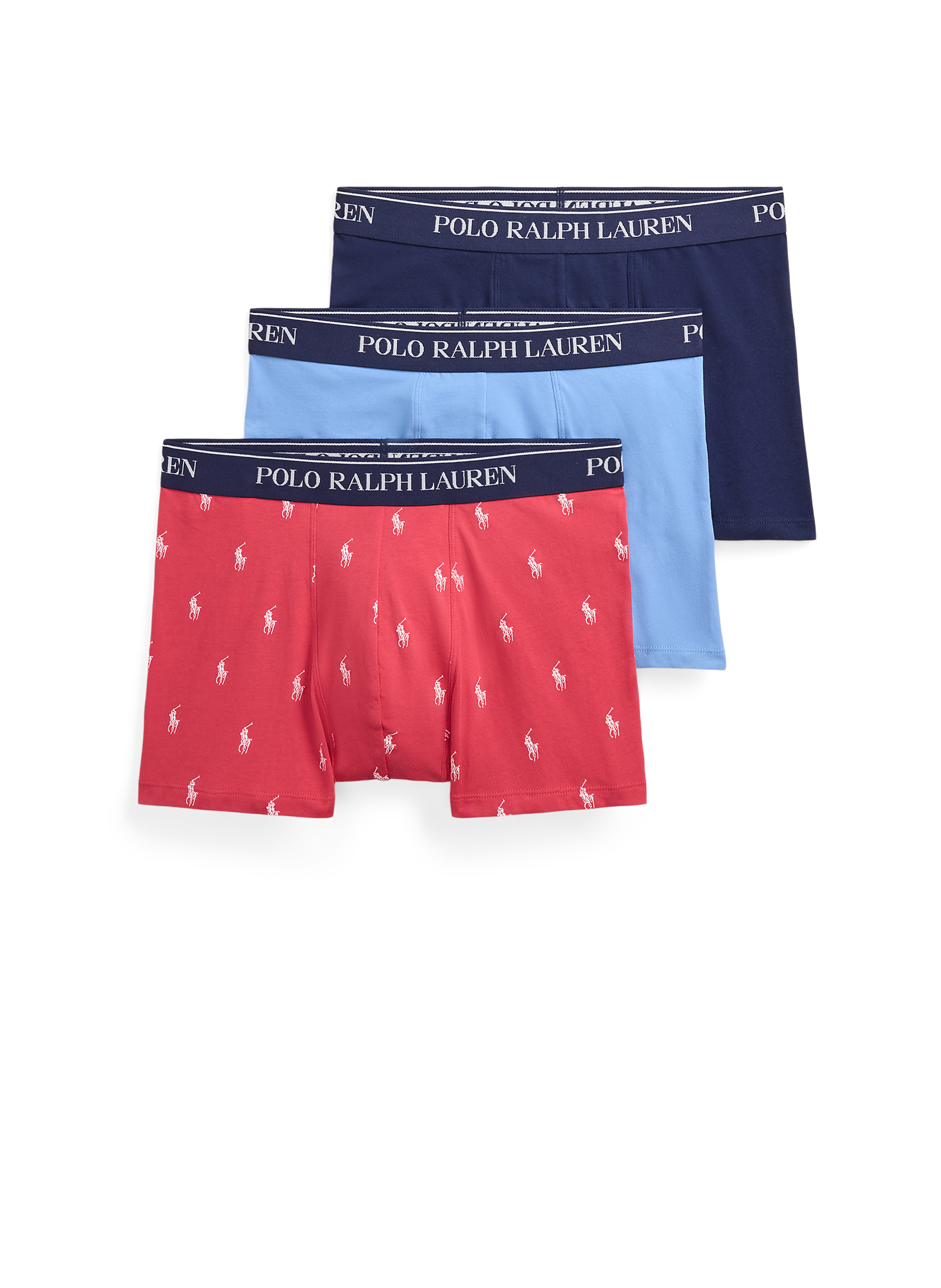 Lot de 3 boxers en coton POLO RALPH LAUREN Multicolore